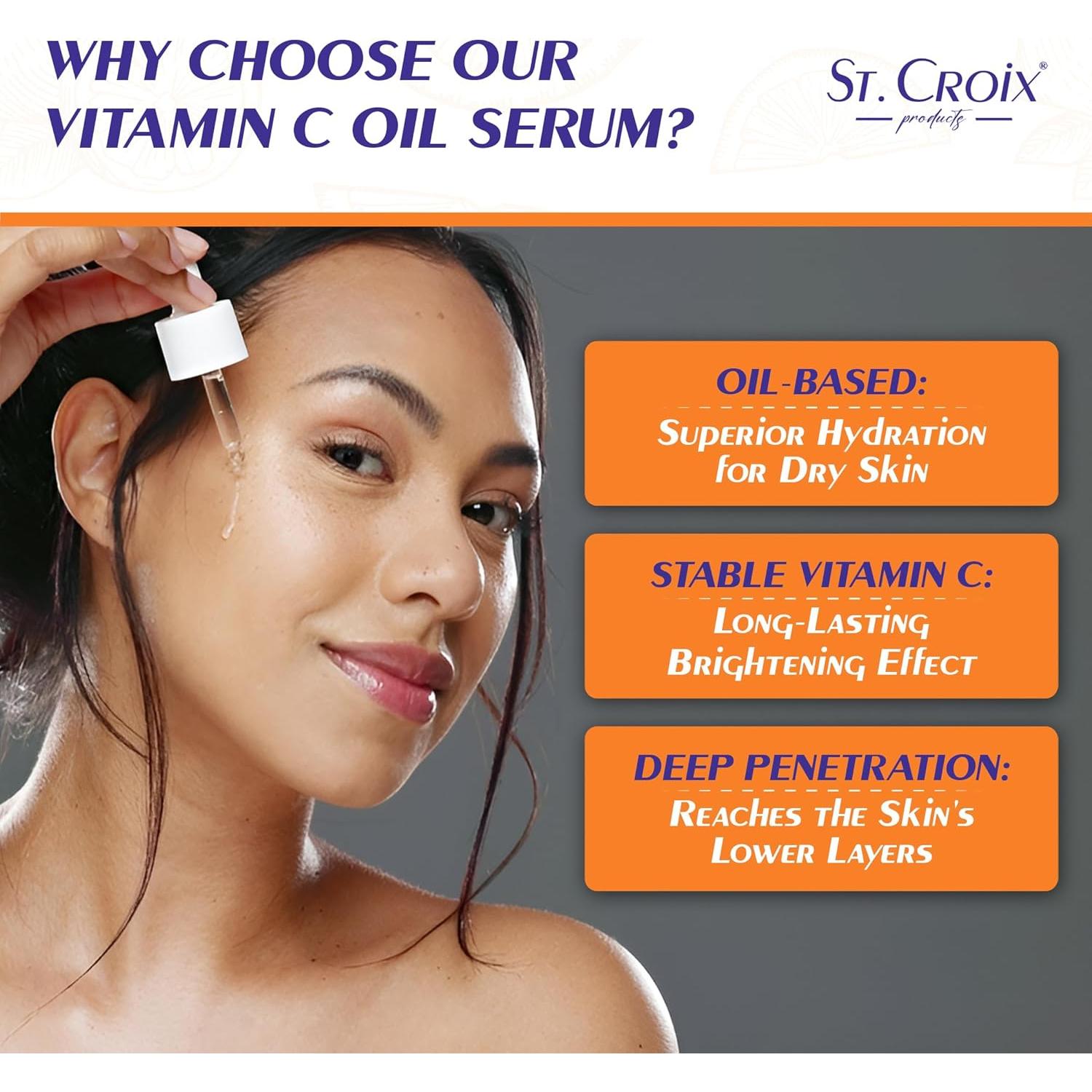 Suero Facial Vitamina C 5% St. Croix - Hidratante 29.57 ml