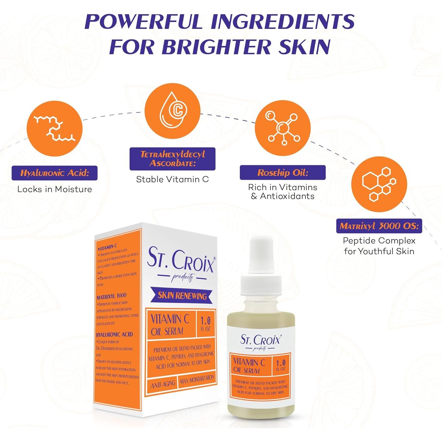 Suero Facial Vitamina C 5% St. Croix - Hidratante 29.57 ml