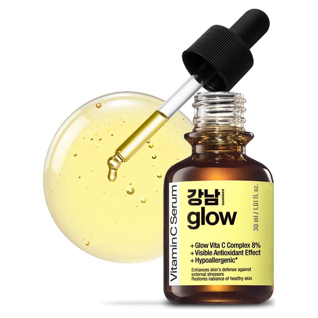 Suero Facial Antioxidante GANGNAM glow 30ml Vitamina C Pura