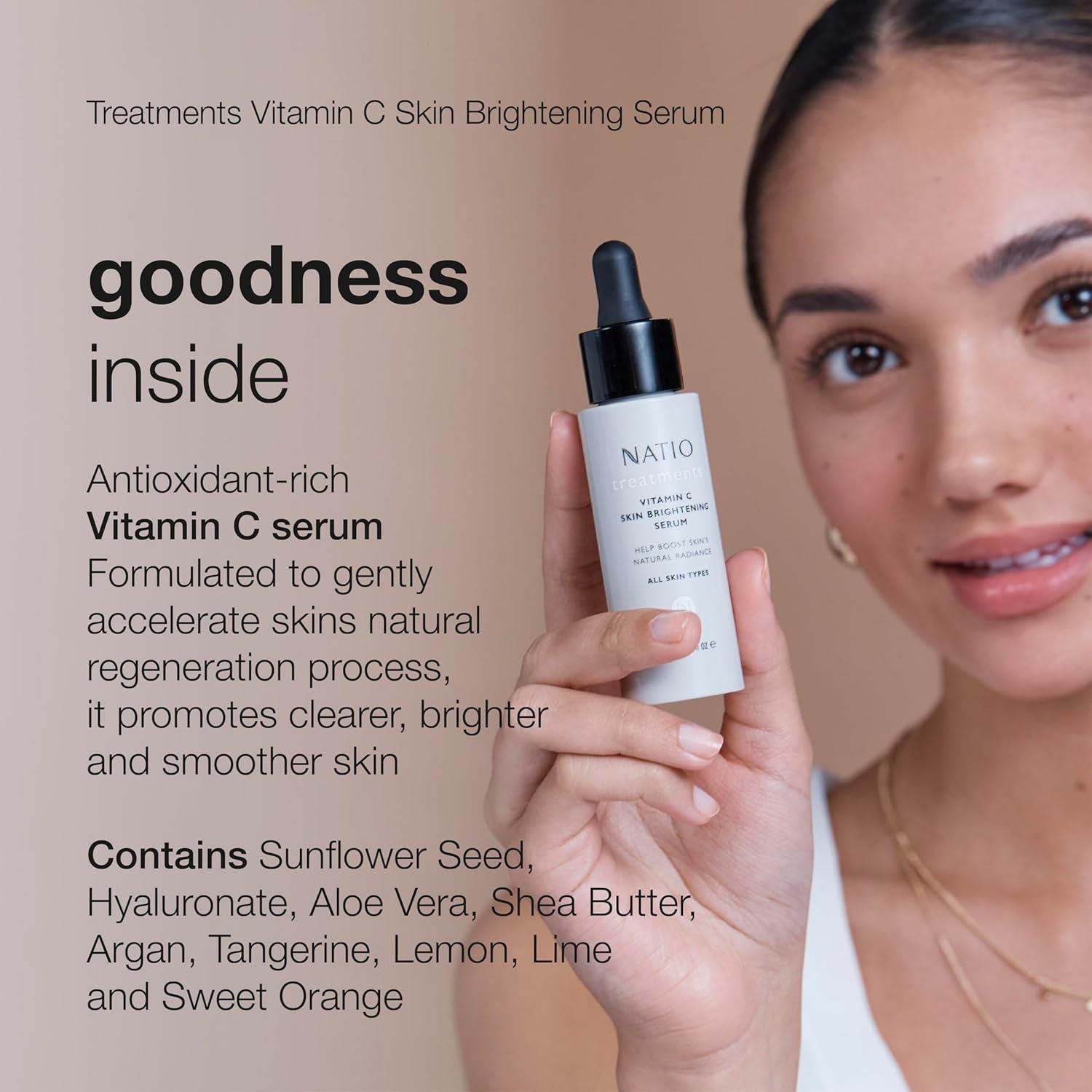 Suero Iluminador Facial Natio Vitamina C 30 ml - Antioxidante