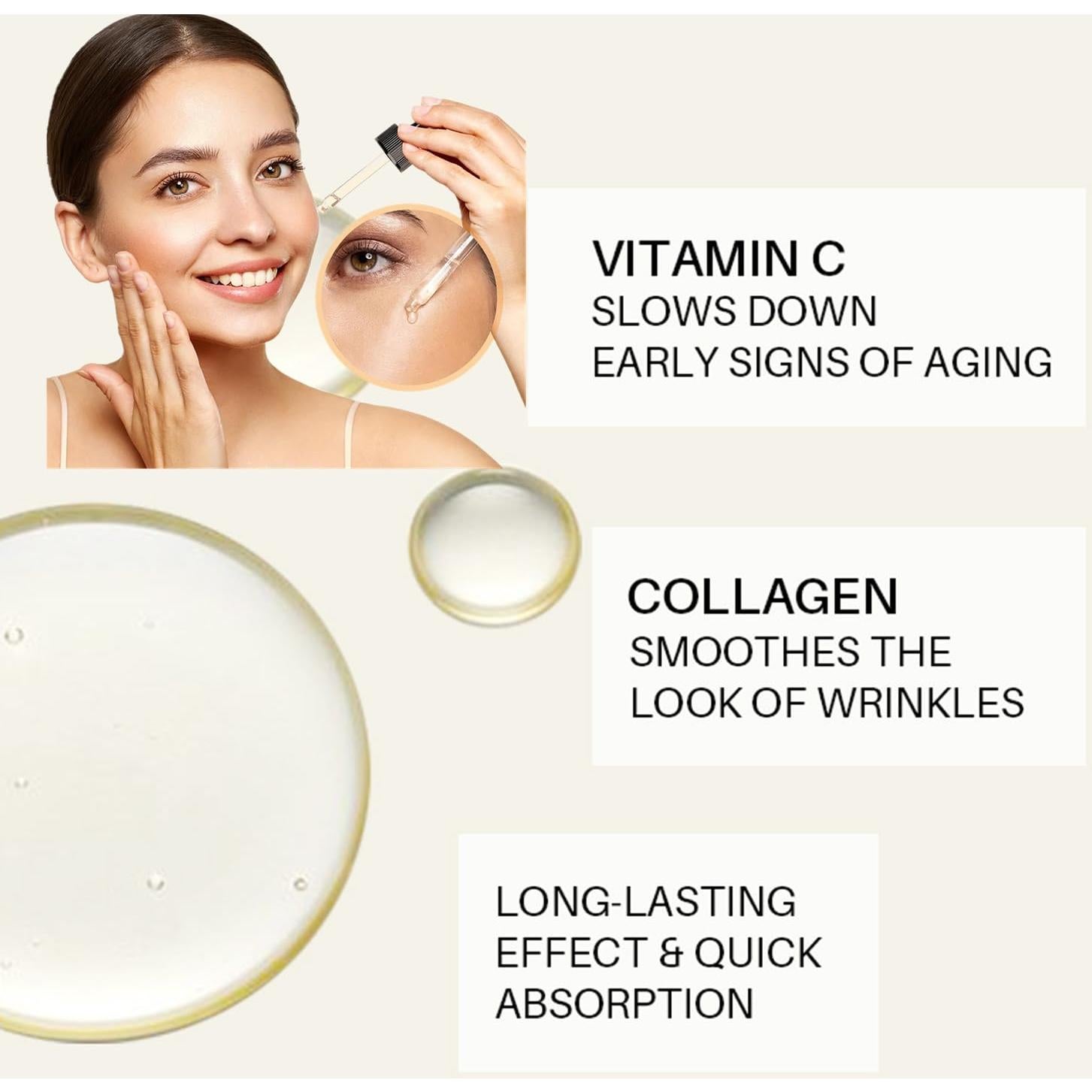 Suero Facial de Vitamina C Carvenchy 30ml Hidratante Antienvejecimiento