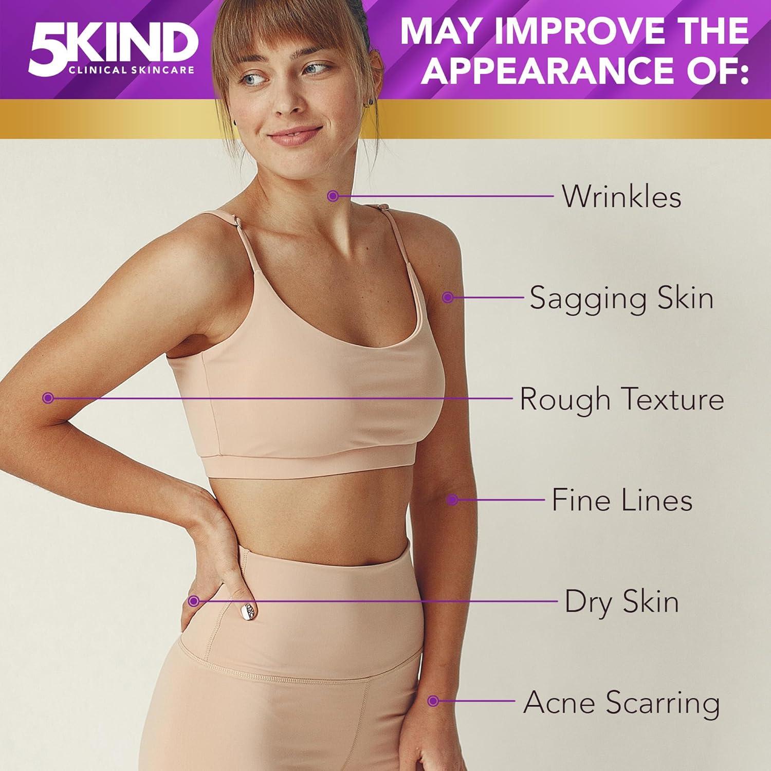 Crema de Colágeno 250g 5kind - Reafirmante para Piel Suelta