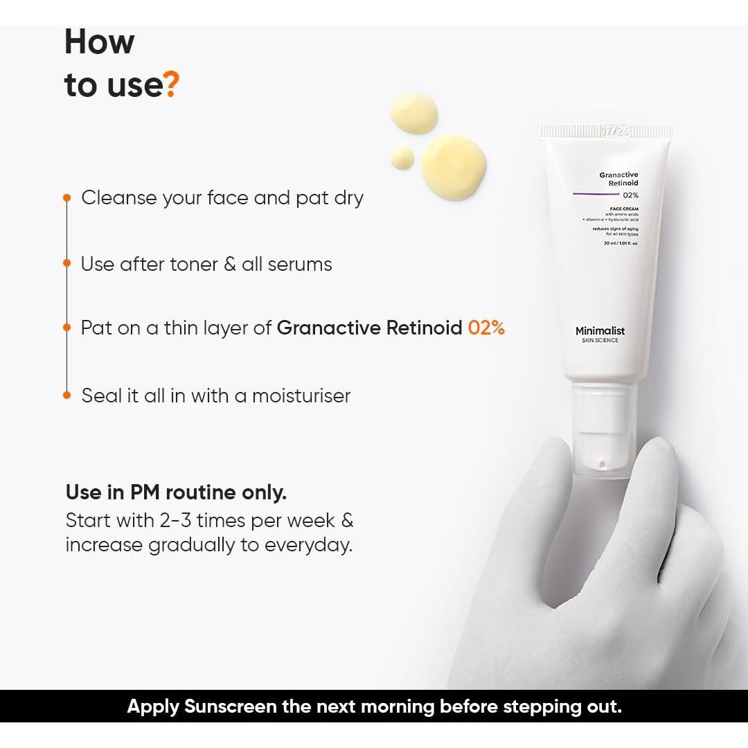 Crema Nocturna Anti Envejecimiento Minimalista 30 ml