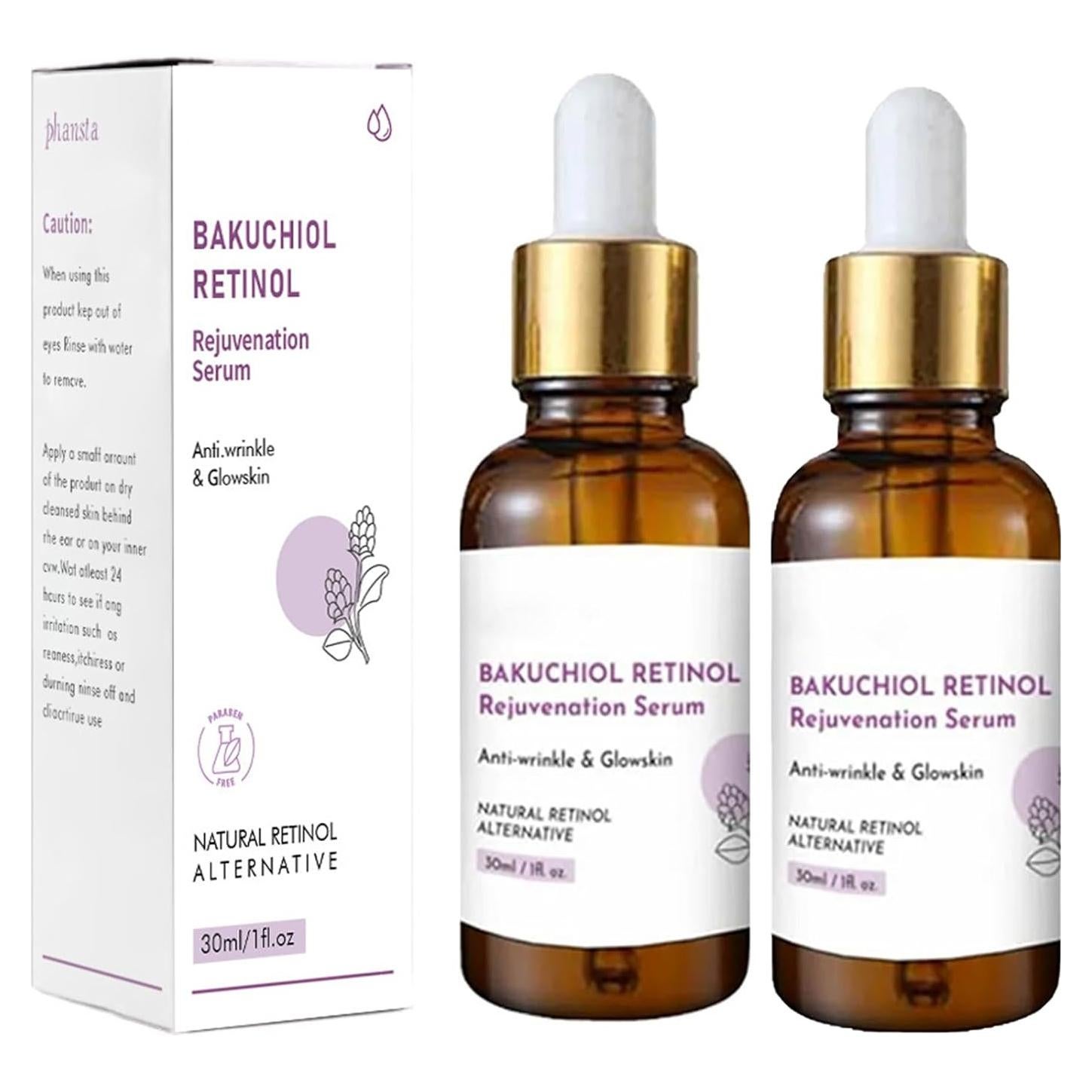 Suero de Rejuvenecimiento Bakuchiol Retinol 30ml x2 - MrCuvaryas