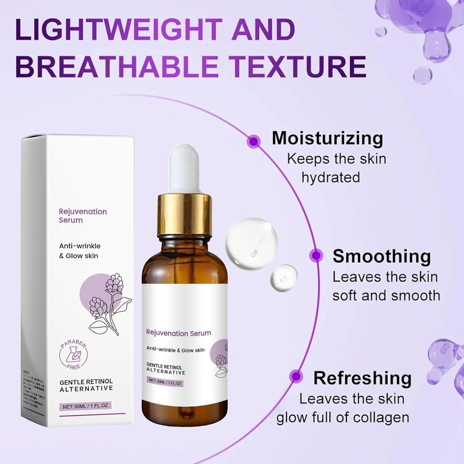 Suero Facial Rejuvenecedor Retinol Venature 2PCS 91g