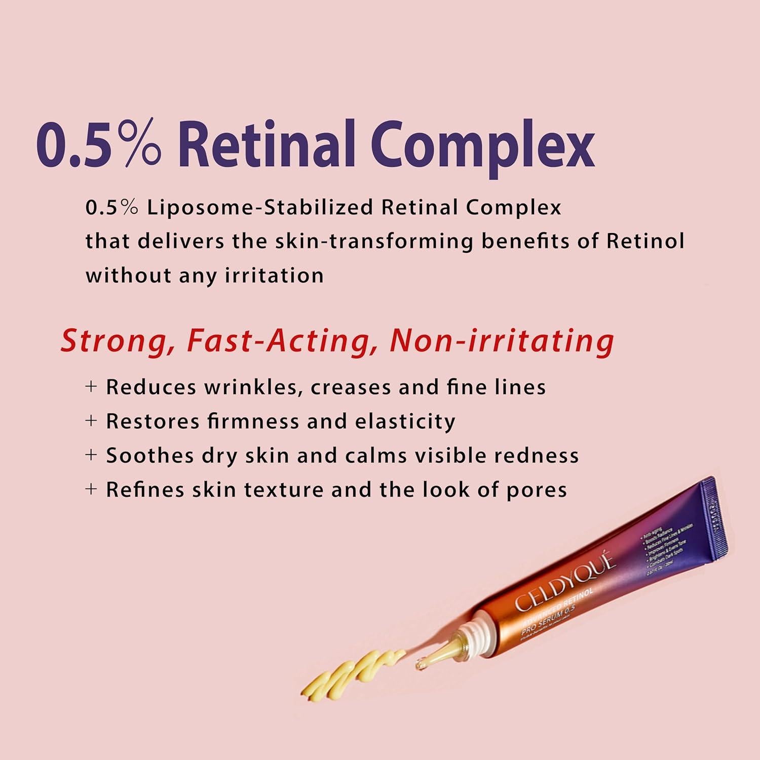 Suero Antienvejecimiento CELDYQUE Retinol 0.5% 66% CICA