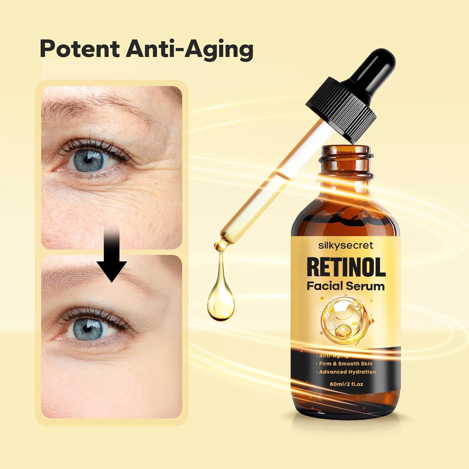 Suero Facial Antienvejecimiento SilkySecret 59ml 2% Retinol