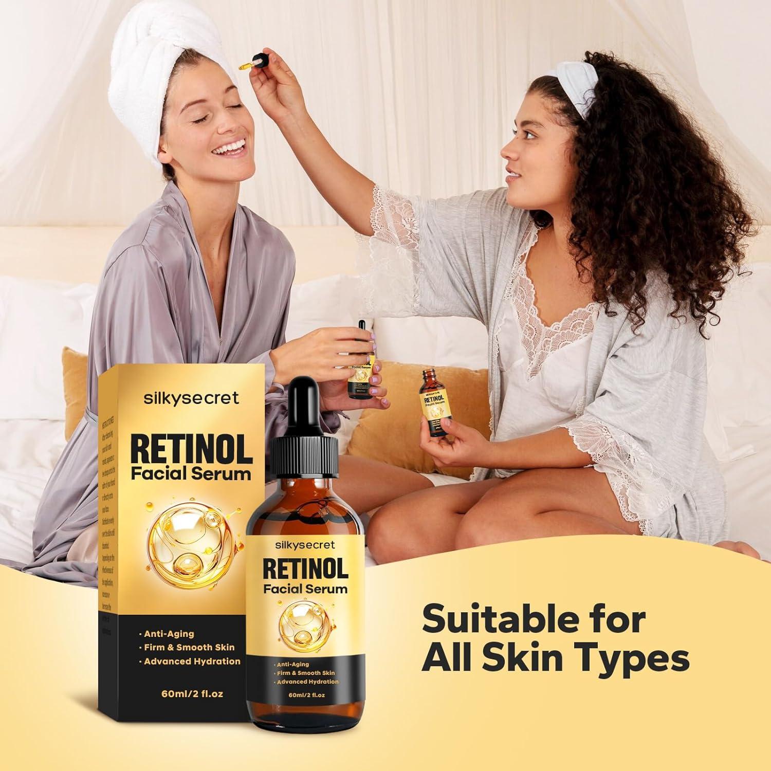 Suero Facial Antienvejecimiento SilkySecret 59ml 2% Retinol