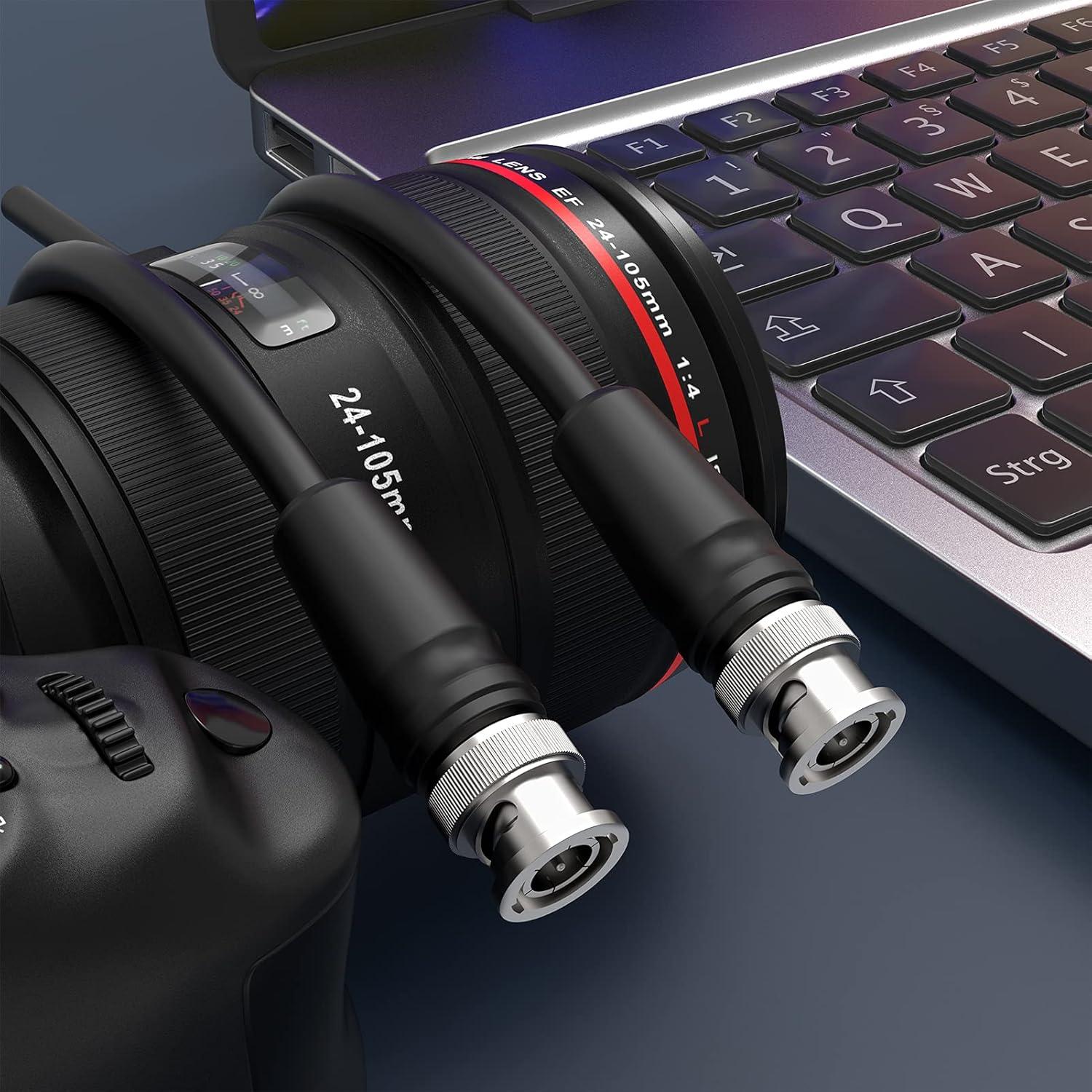 Cable SDI 12G Dbilida 30,48 m 4K 60Hz RG11 BNC