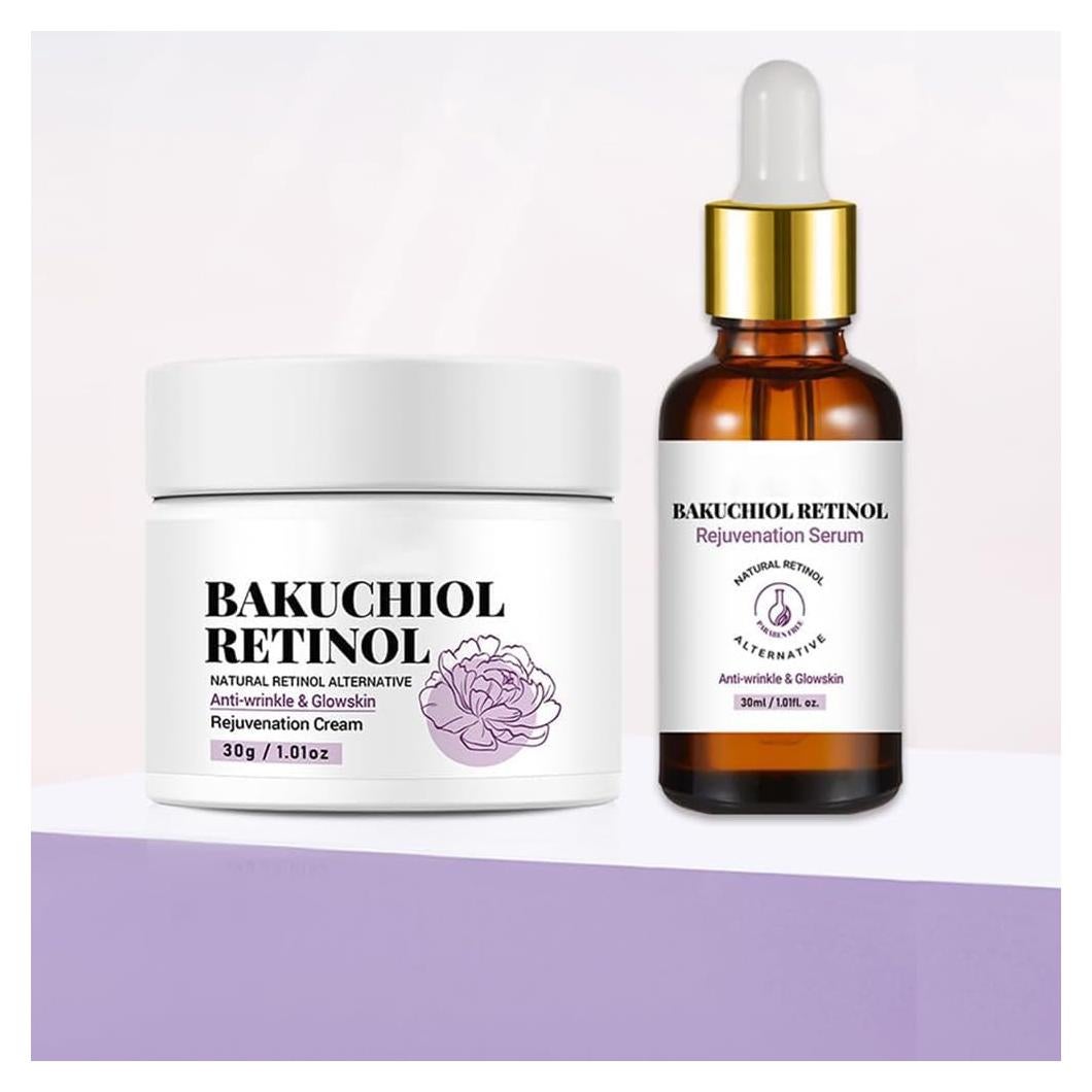Set de Suero y Crema Facial SOUG con Retinol y Bakuchiol 2PCS