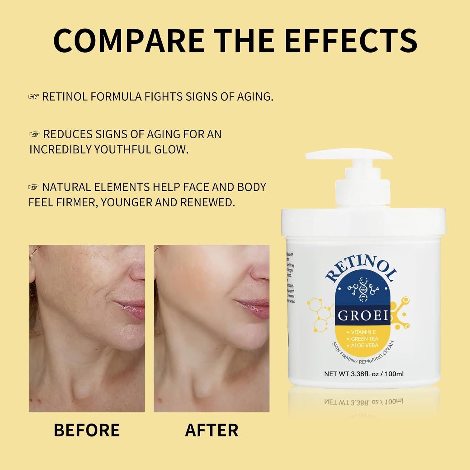 Set Suero y Crema Facial Retinol Bakuchiol 99.9 ml