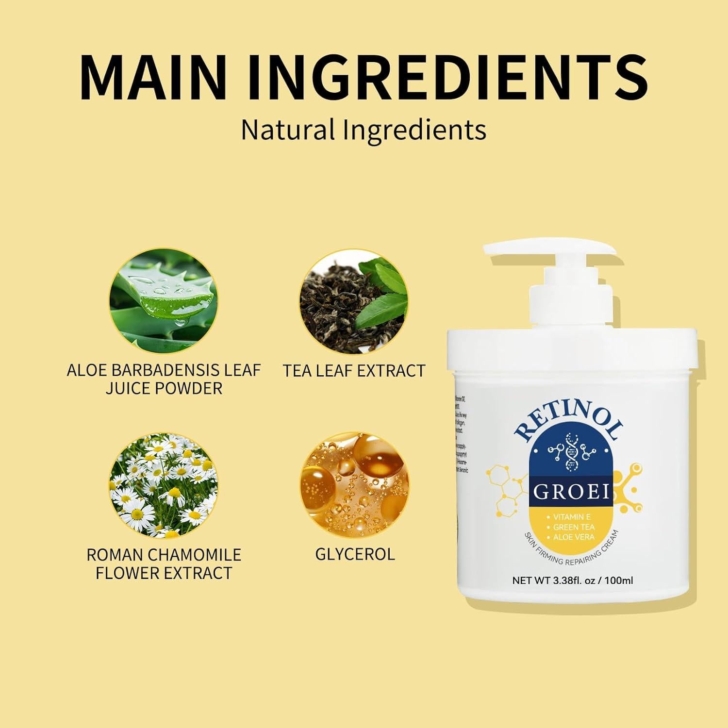 Set Suero y Crema Facial Retinol Bakuchiol 99.9 ml