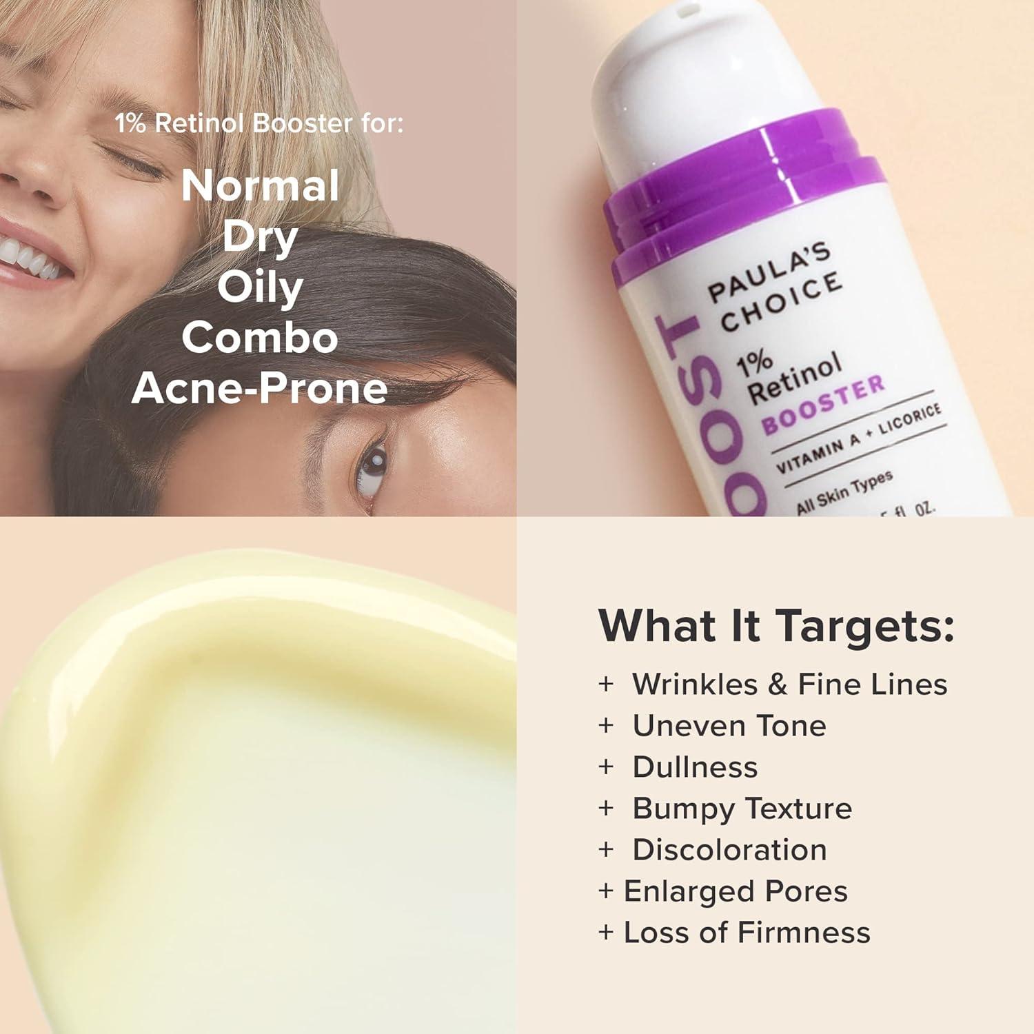 Suero Booster Retinol 1% Paula's Choice 14.79 ml Antienvejecimiento