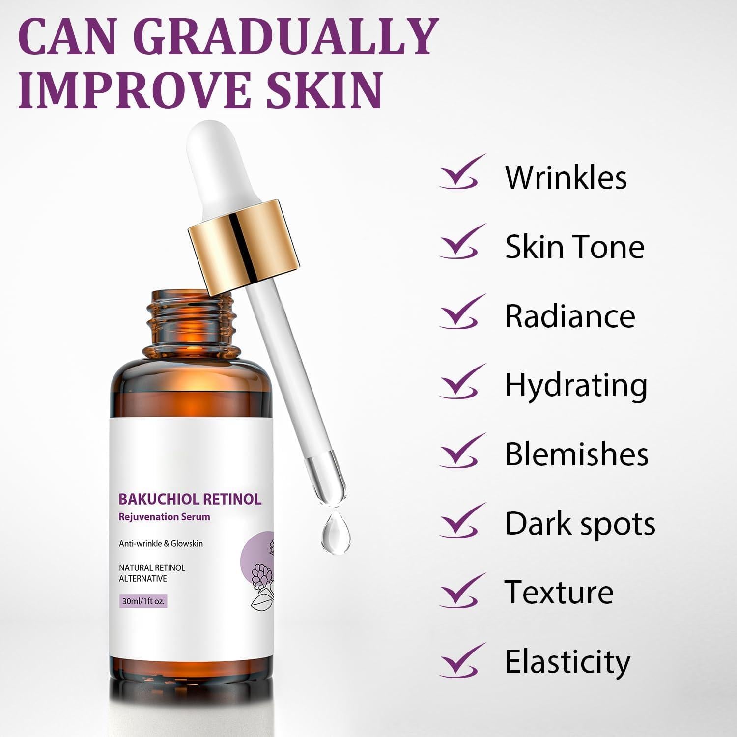 Suero Antienvejecimiento Bakuchiol Retinol Venature 100g