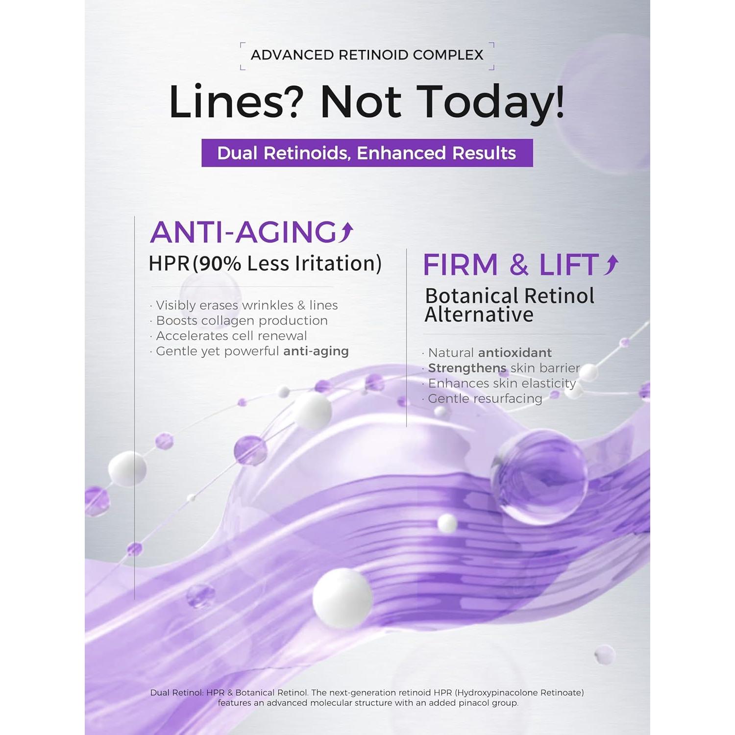 Suero Antienvejecimiento con Retinol y Péptidos 1.5ml x 20 - Cuidado de la Piel Coreano