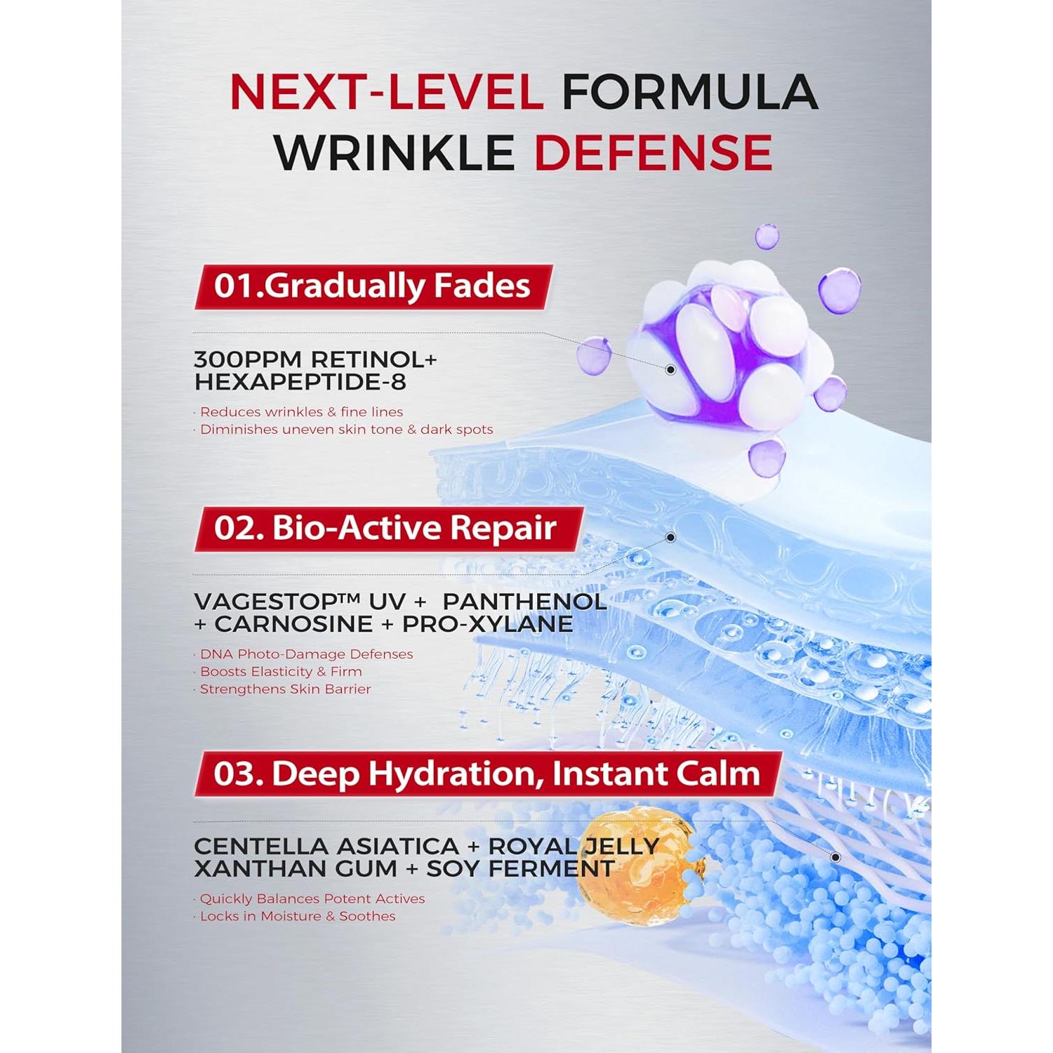 Suero de Retinol NING DERMOLOGIE 30ml - Antienvejecimiento y Péptidos