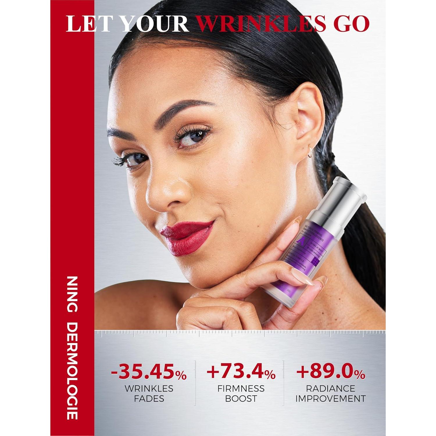 Suero de Retinol NING DERMOLOGIE 30ml - Antienvejecimiento y Péptidos