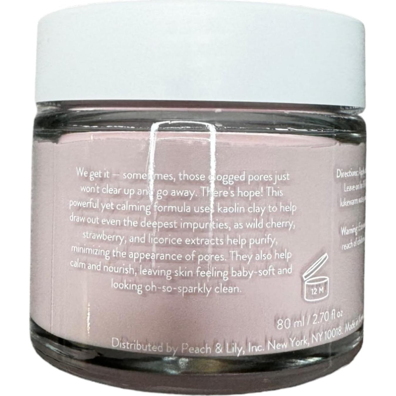 Máscara de Arcilla Anti Poros Peach & Lily 80 ml