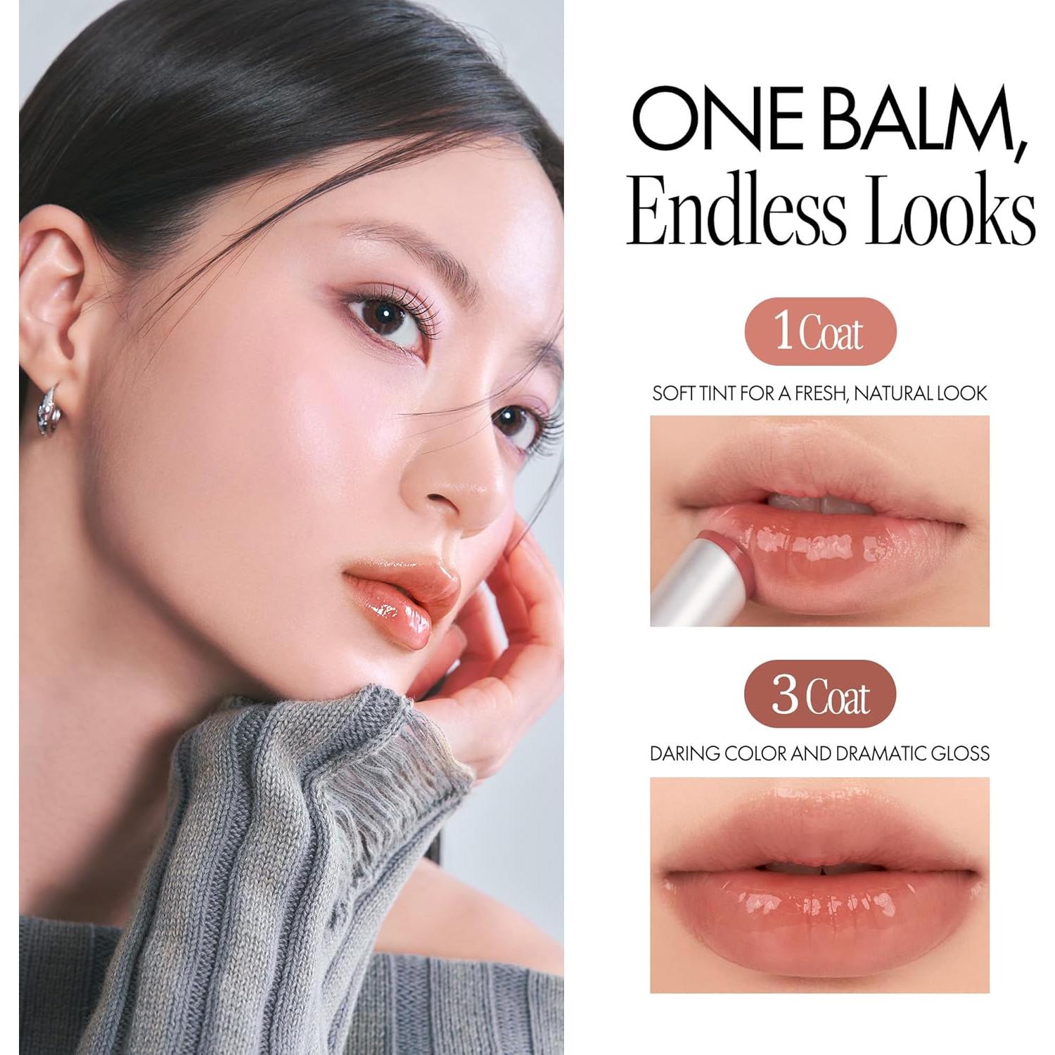 Bálsamo Labial Hidratante Rom&nd Glasting Melting 3.4g #13 Scotch Nude