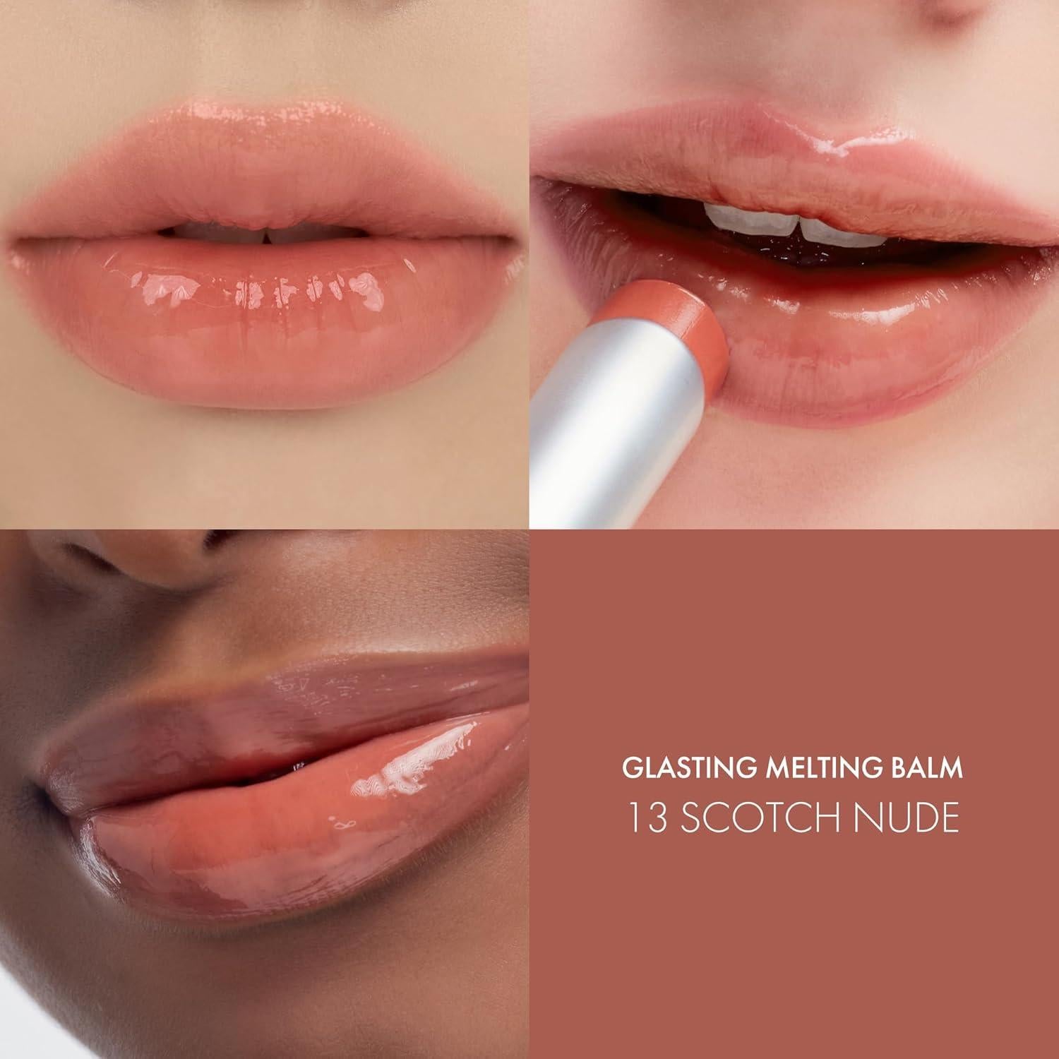 Bálsamo Labial Hidratante Rom&nd Glasting Melting 3.4g #13 Scotch Nude