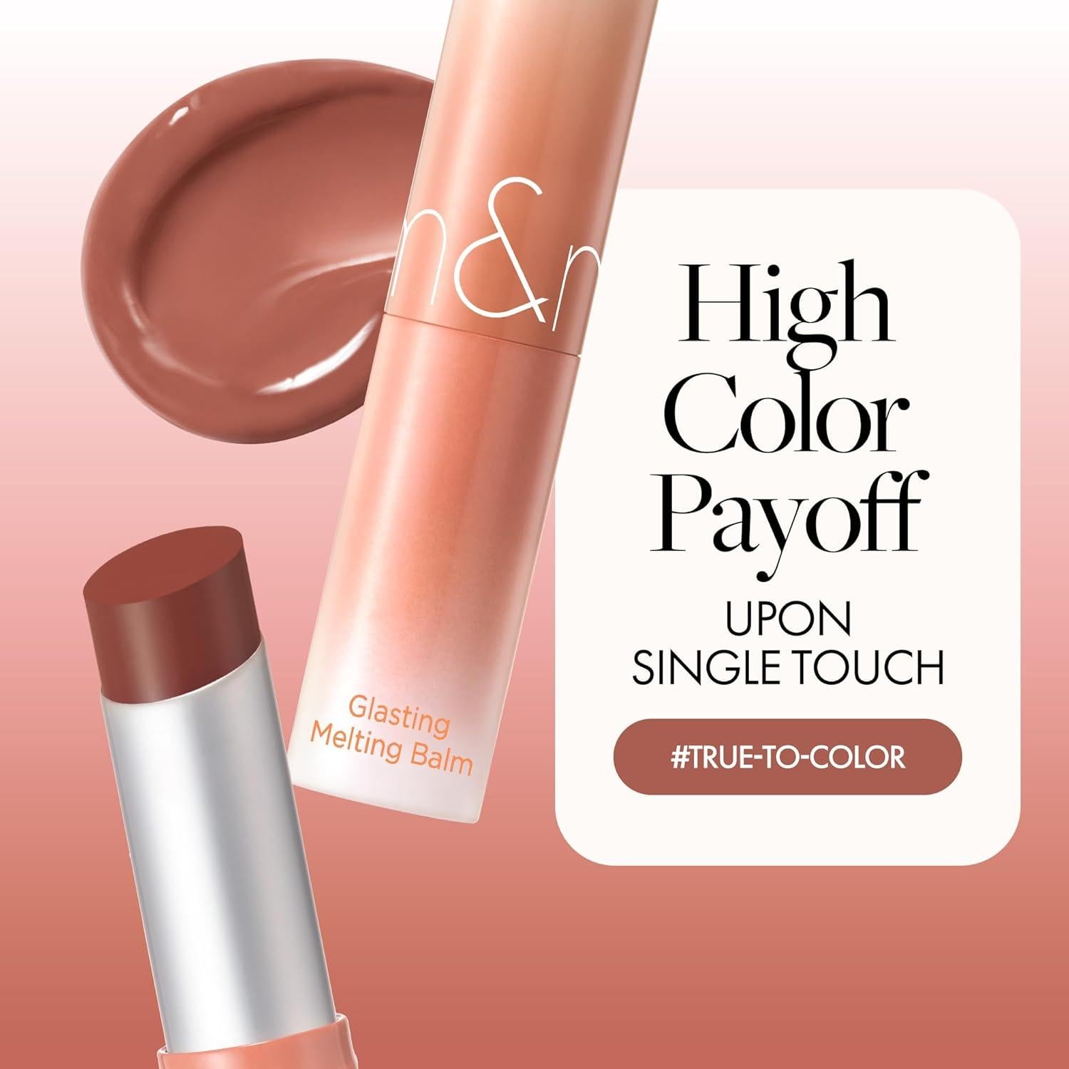 Bálsamo Labial Hidratante Rom&nd Glasting Melting 3.4g #13 Scotch Nude