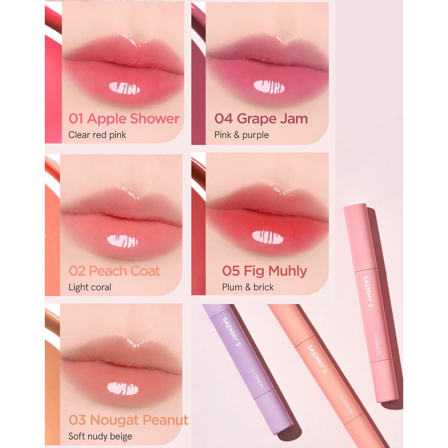 Brillo Labial Voluminizador The Saem Saemmy's 1.7g - Durazno