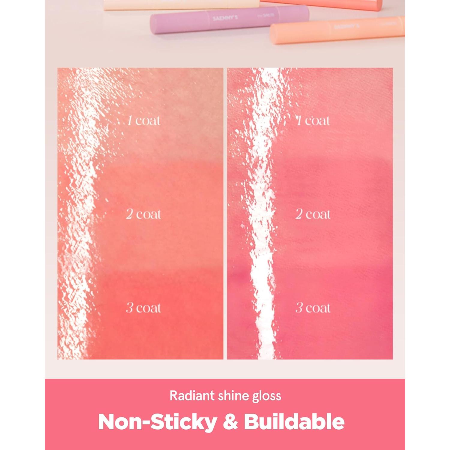 Brillo Labial Voluminizador The Saem Saemmy's 1.7g - Durazno