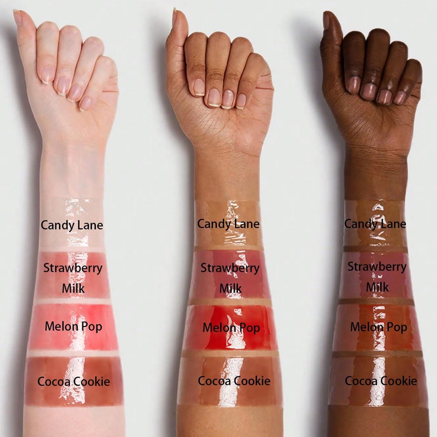 Juego de 4 Brillos Labiales Hidratantes Bekoeen 100g