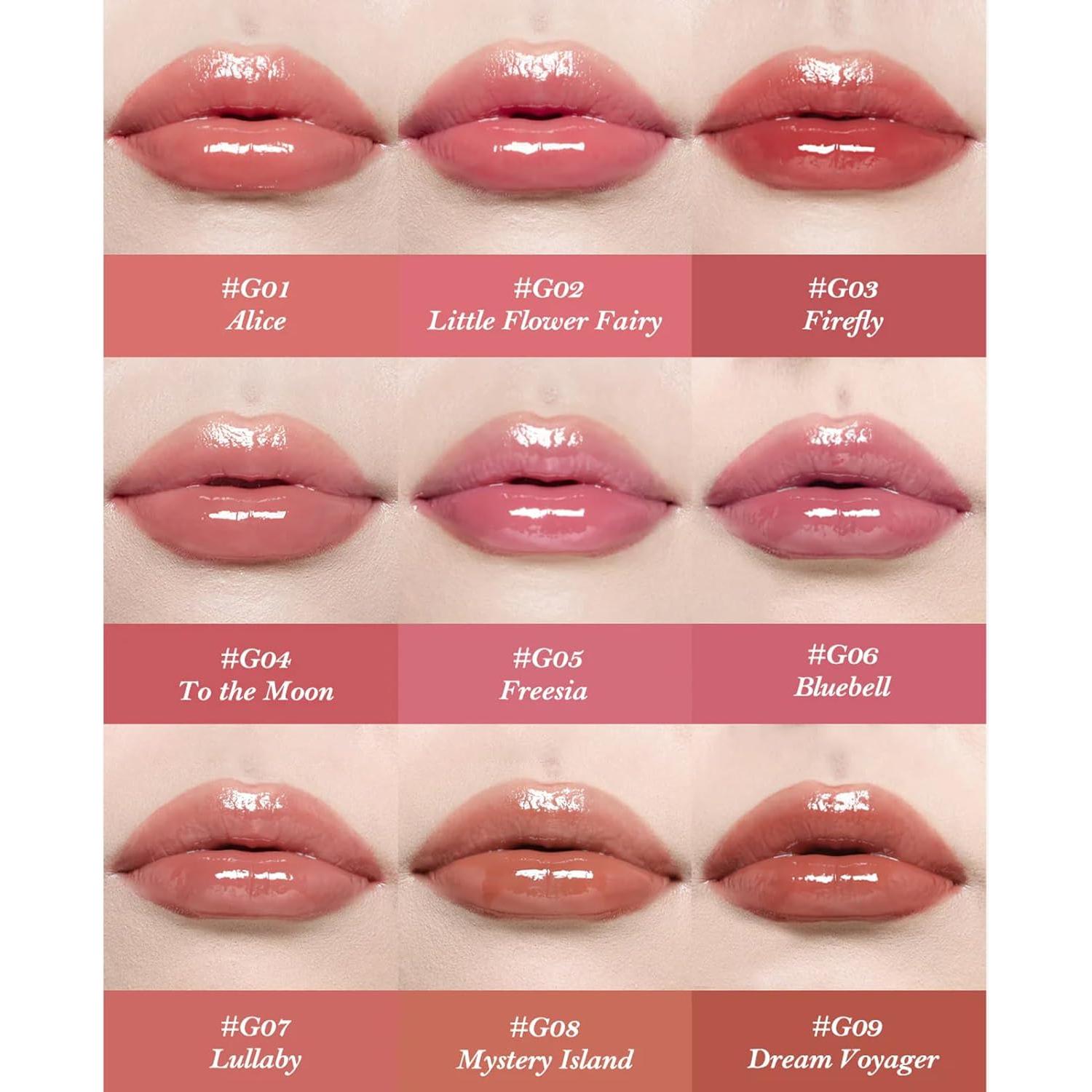 Brillo Labial Hidratante Flower Knows G01 Alicia 5 ml