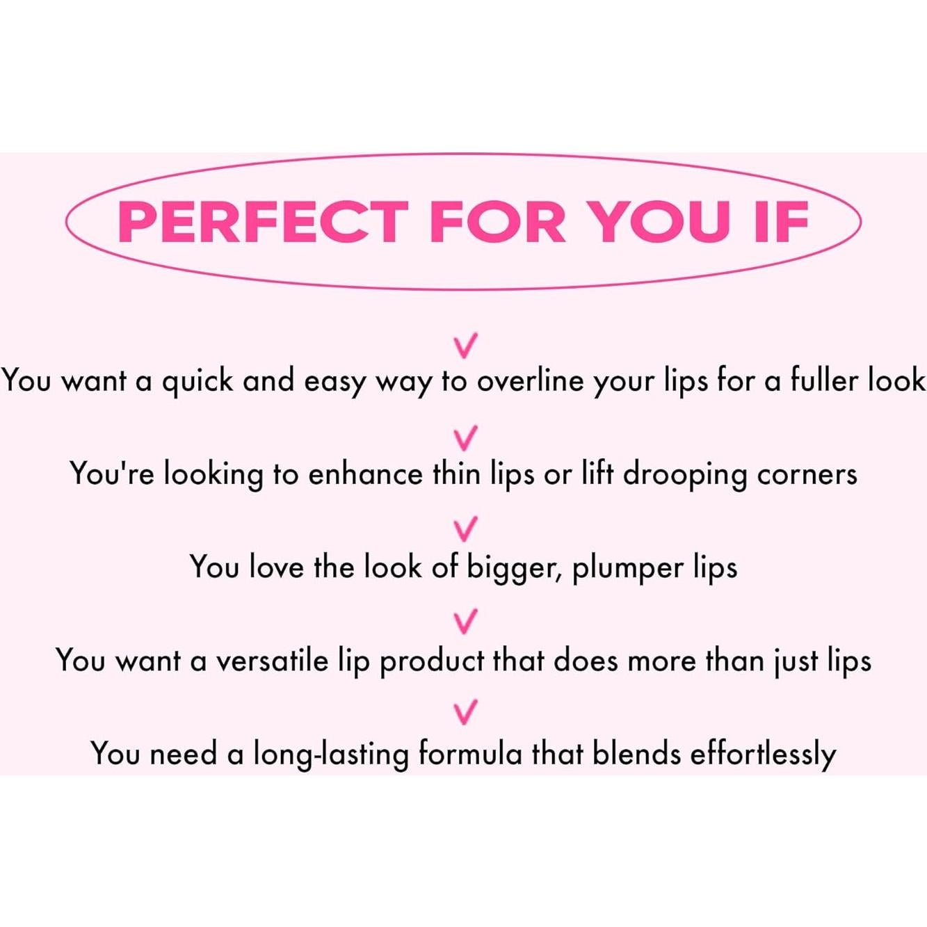 Lápiz Labial Amuse 02 Rosa Mate Multiuso Vegano 5 en 1