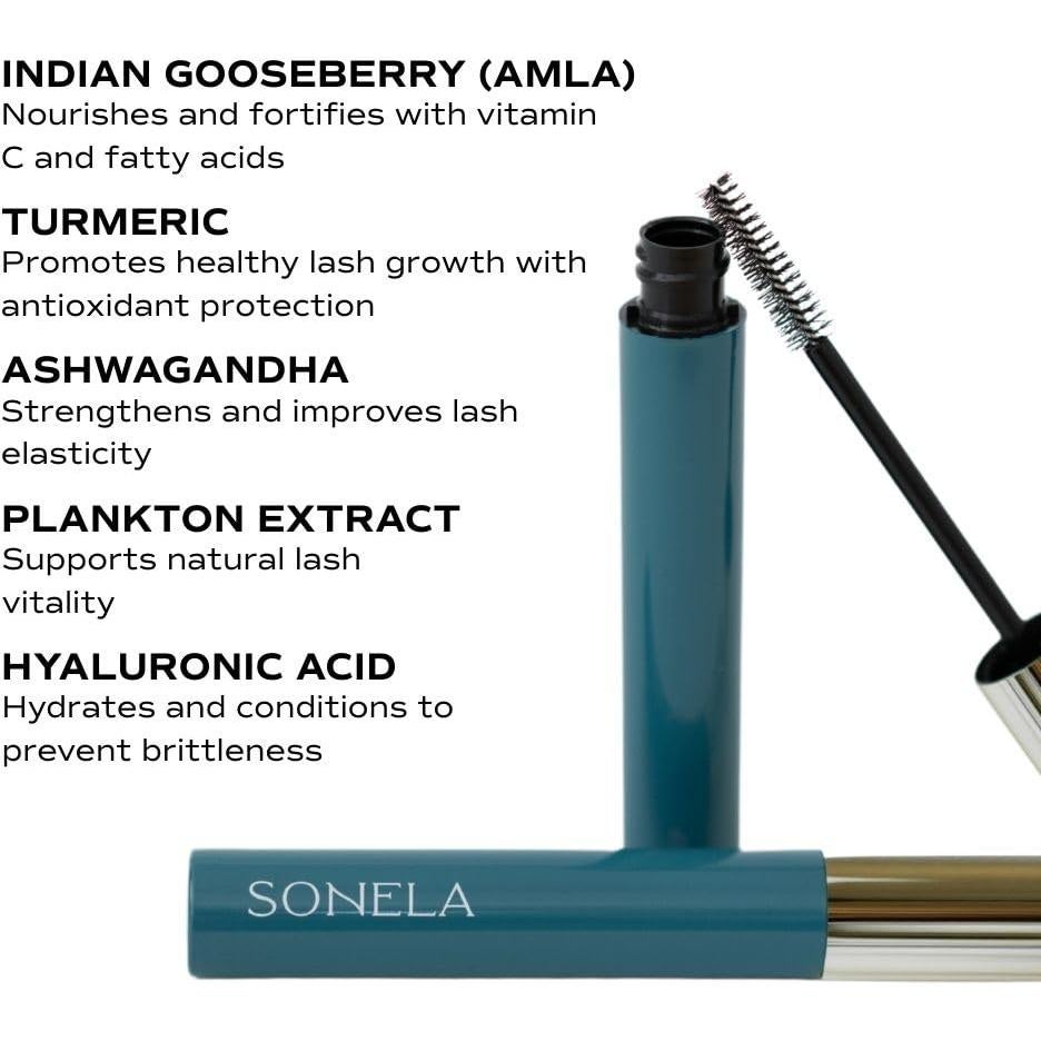 Máscara de Pestañas Alargadora MindFull - 32g - Vegana y Dermatológicamente Probada