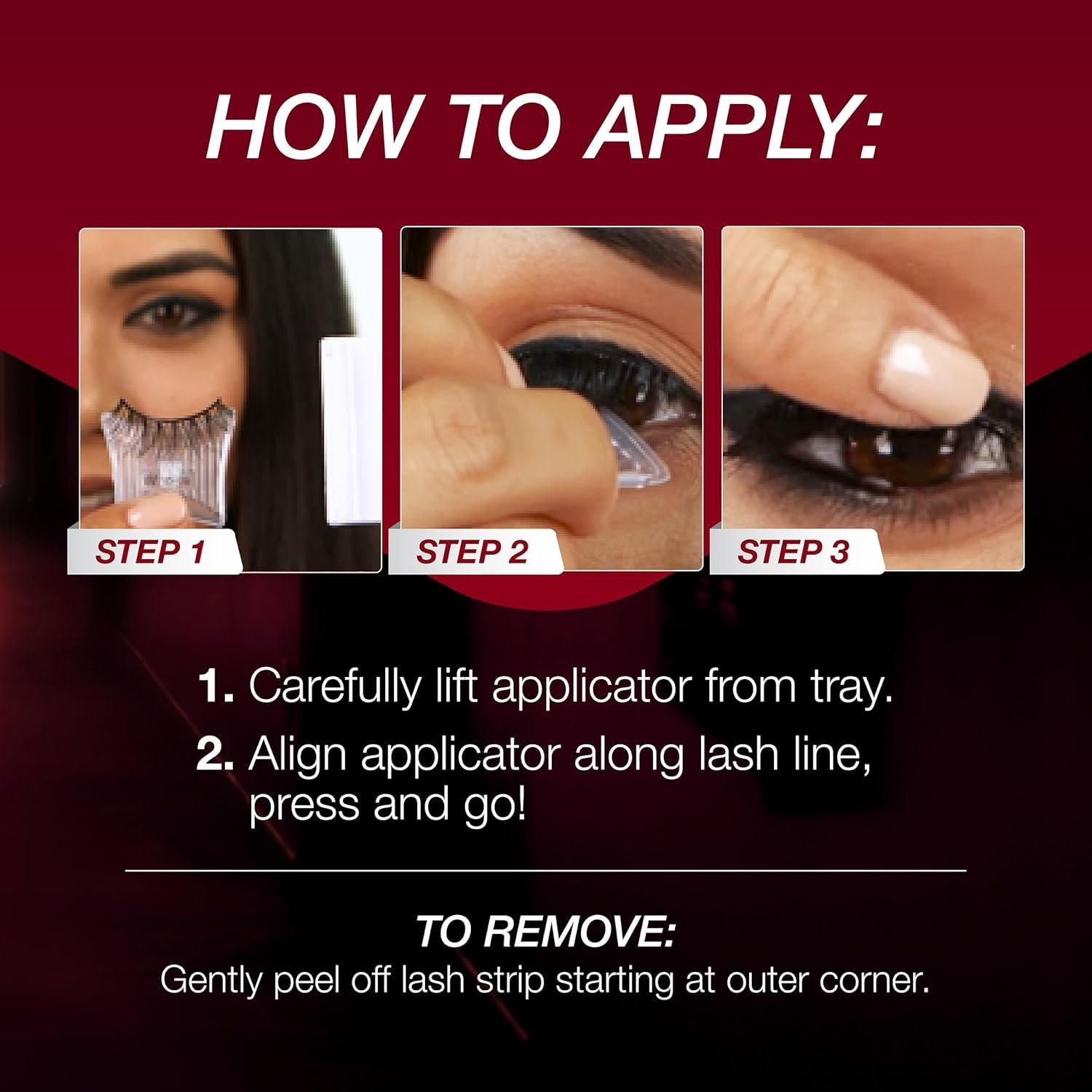 Pestañas Falsas Ardell Press On Wispies Autoadhesivas 1 Paquete