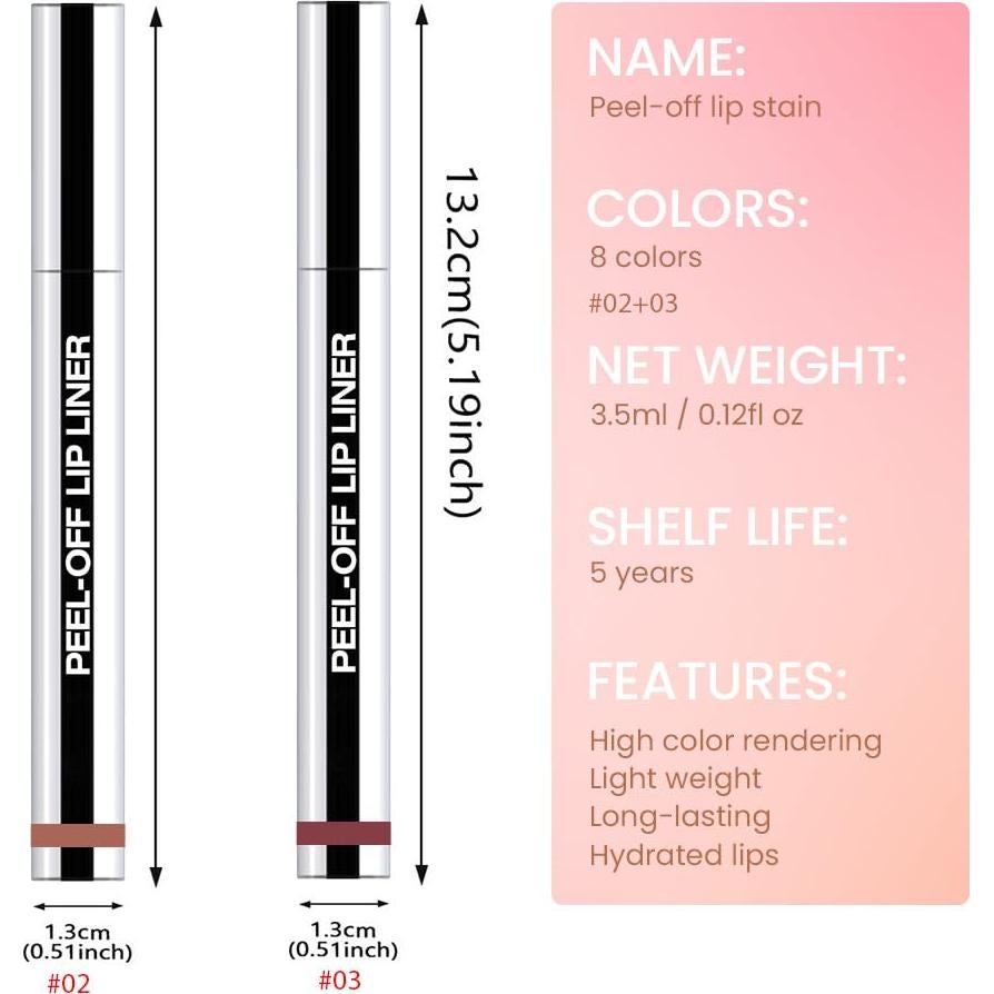 Set de 2 Tintes de Labios Líquido Mate Hxssll - Larga Duración