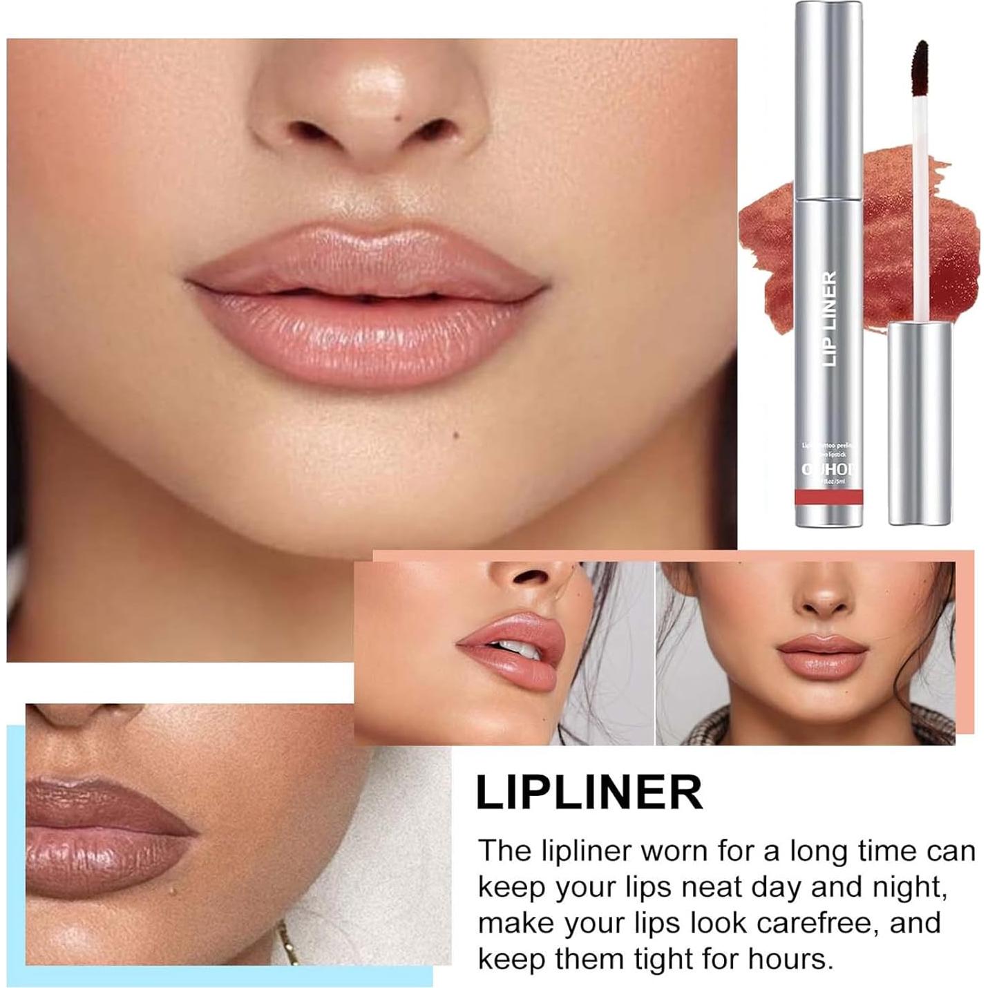 Tatuaje Labial Peel Off DENESTUP 30 ml - 3 Piezas Marrón