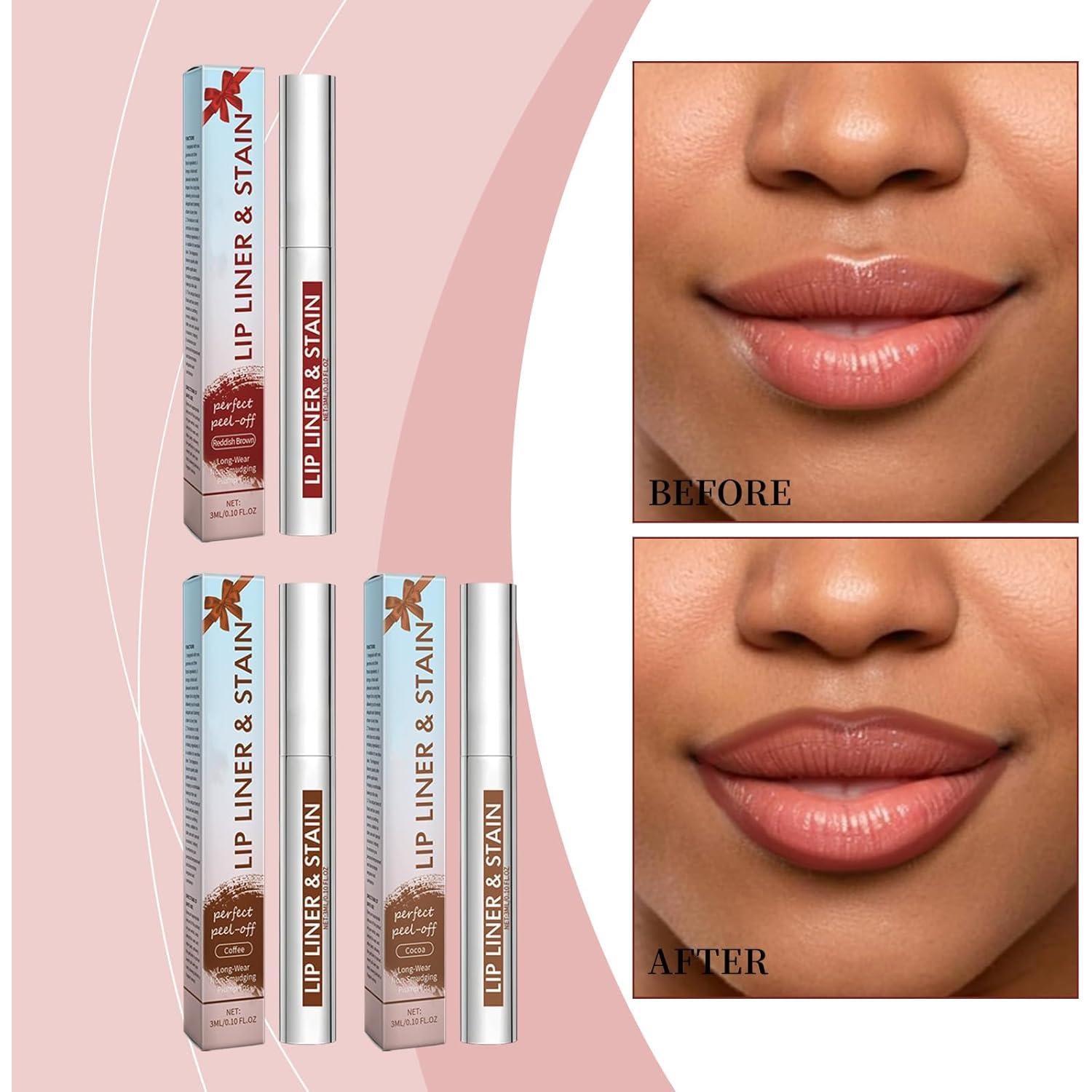 3 Piezas Lápiz Labial Mate Skynest - Tinte Labial Impermeable
