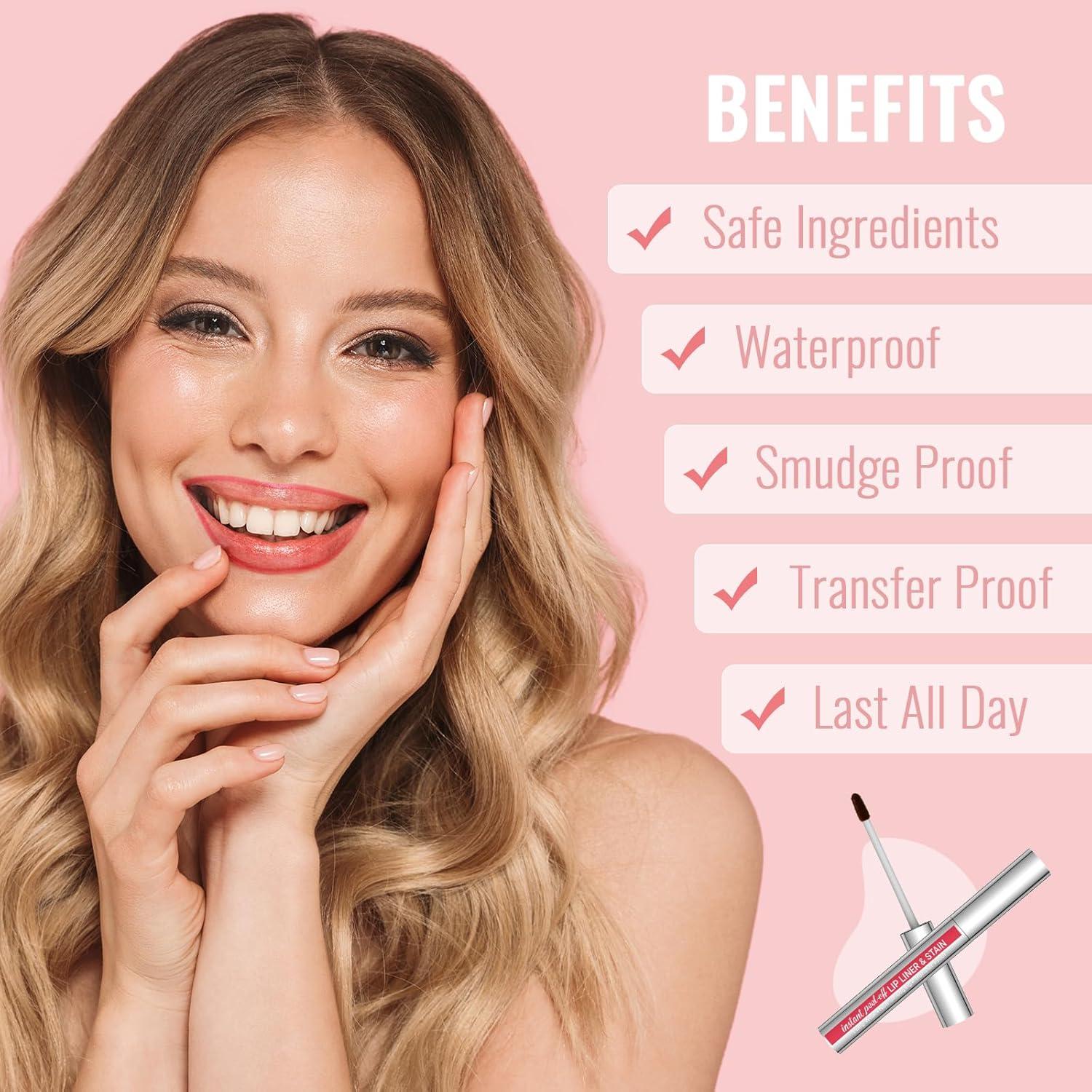 Delineador y Tinte de Labios Vevivia Rosa Nude 20g