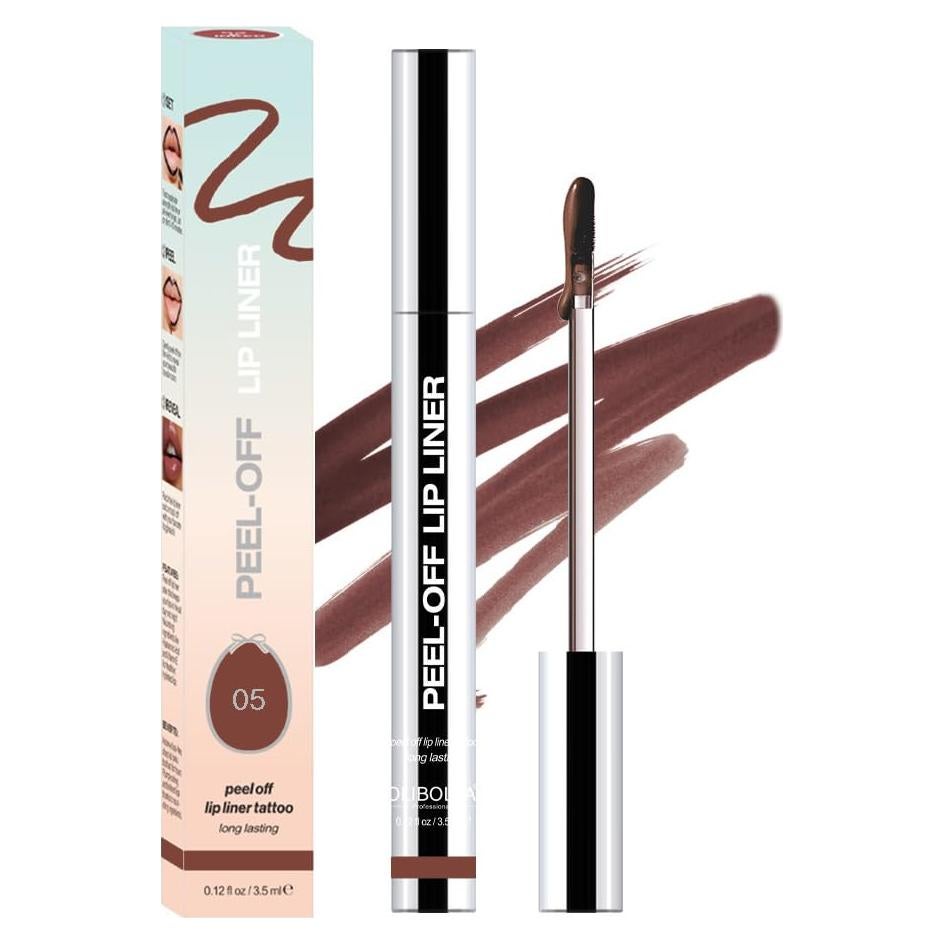 Tinte de Labios Peel-Off Mate JIMYAUQIN Marrón Oscuro 3.54 ml