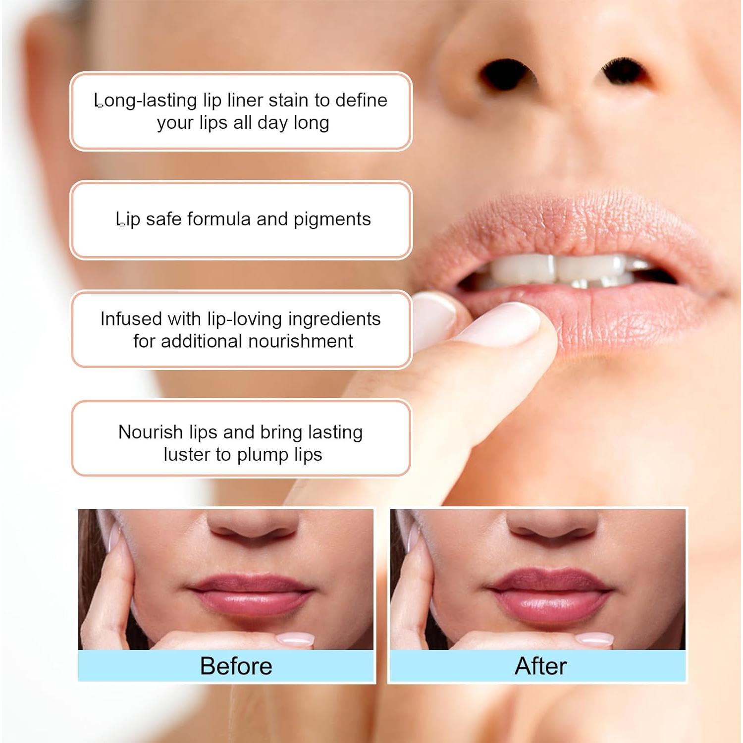 Juego de 3 Lápices de Labios Peel-Off RC - Hidratantes y Duraderos