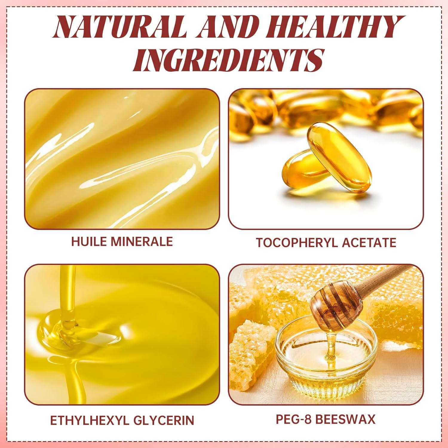 Combo de Lápiz Labial Peel Off HOSAILY 2 Colores + Brillo Hidratante