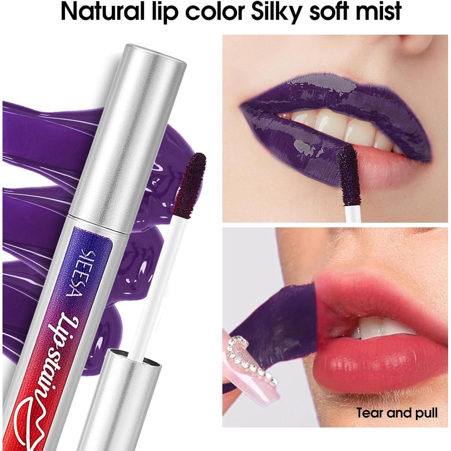 Set de Tatuaje Labial Peel Off Dulele 3PCS - Tinte Matte Rosa