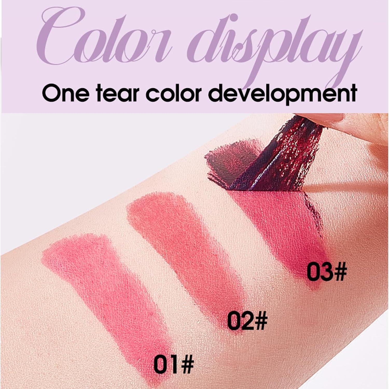 Set de Tatuaje Labial Peel Off Dulele 3PCS - Tinte Matte Rosa