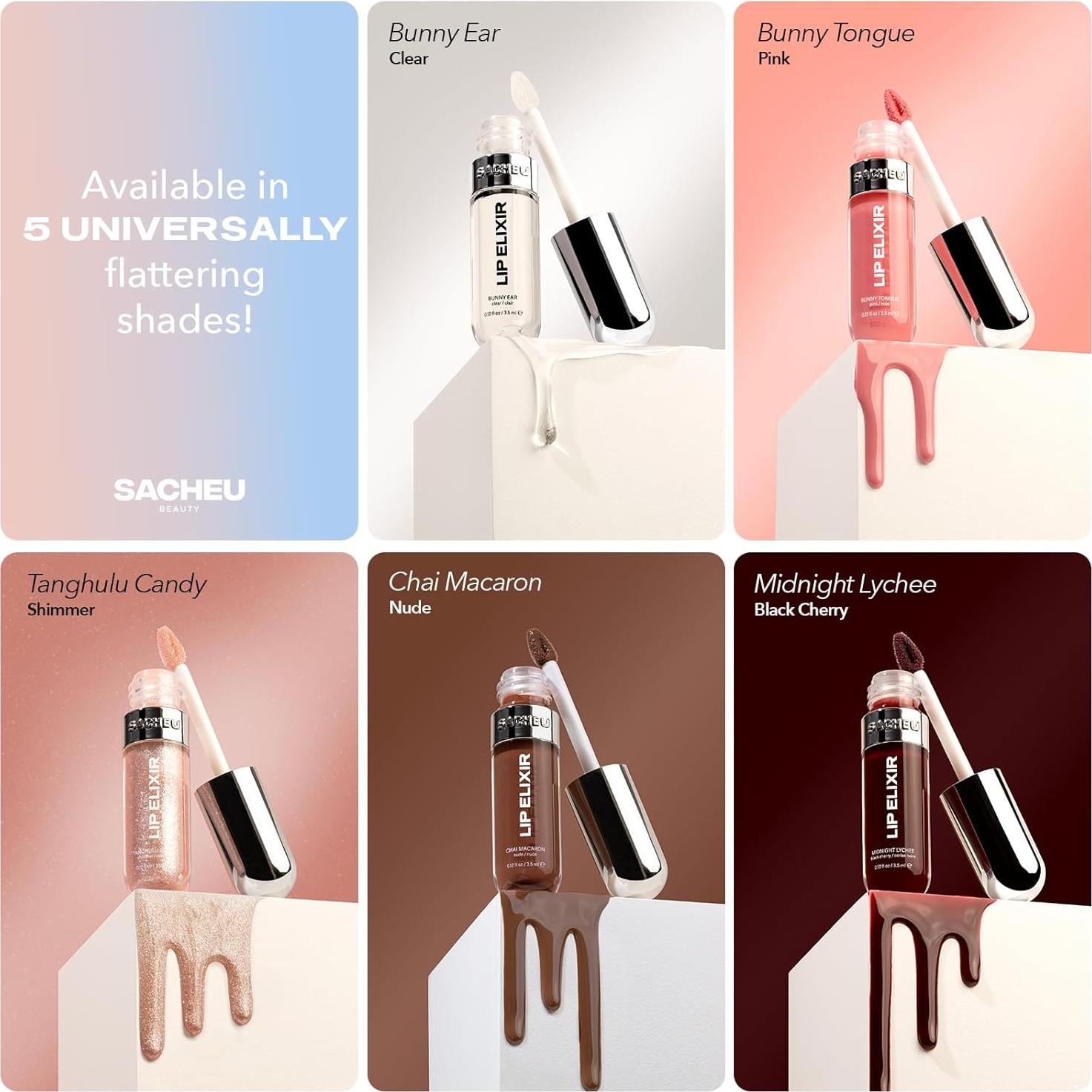 Elixir Labial Sacheu Nutritivo y Brillo Hidratante 3.54 ml