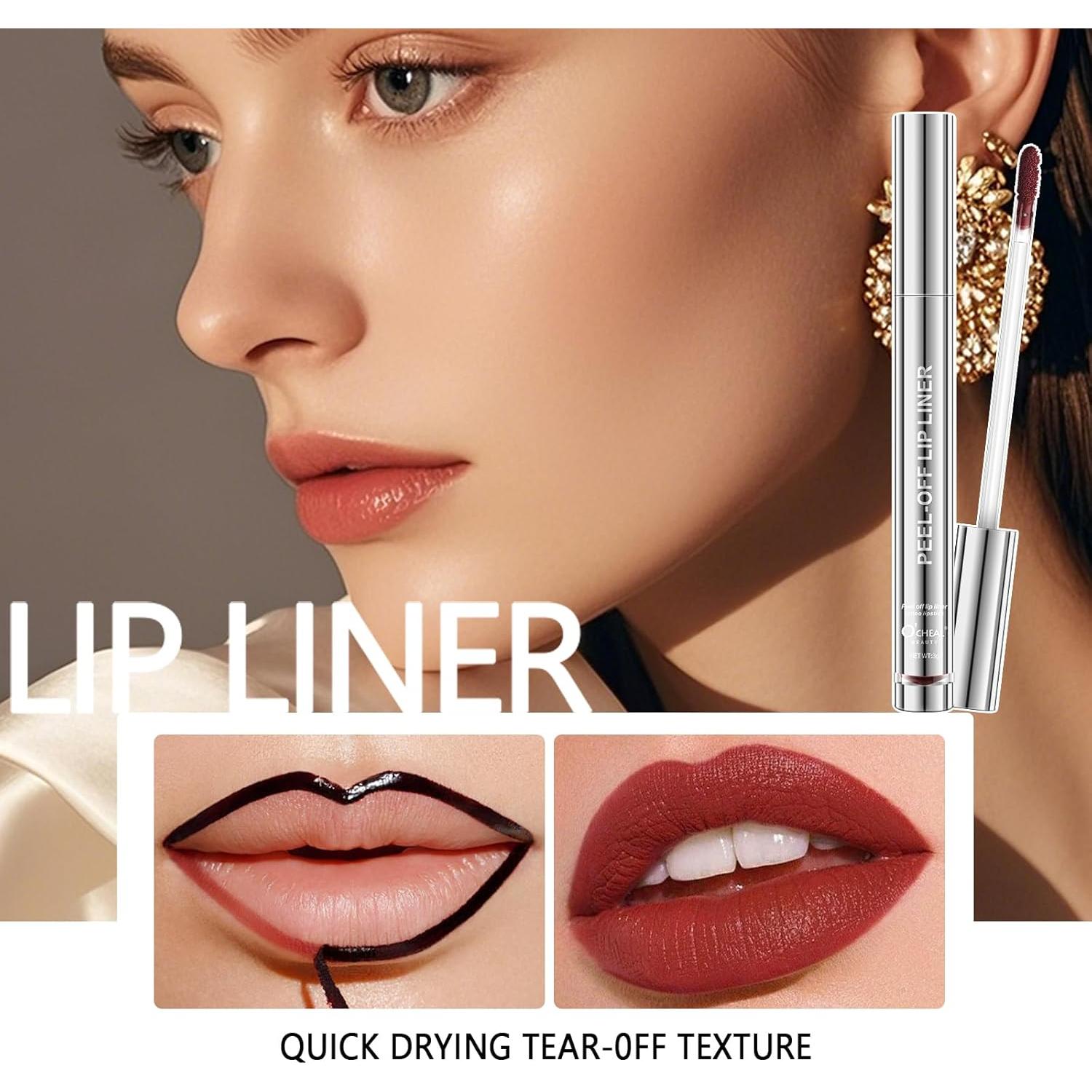 Delineador Labial Peel-Off O'CHEAL 02# Larga Duración 2.96ml