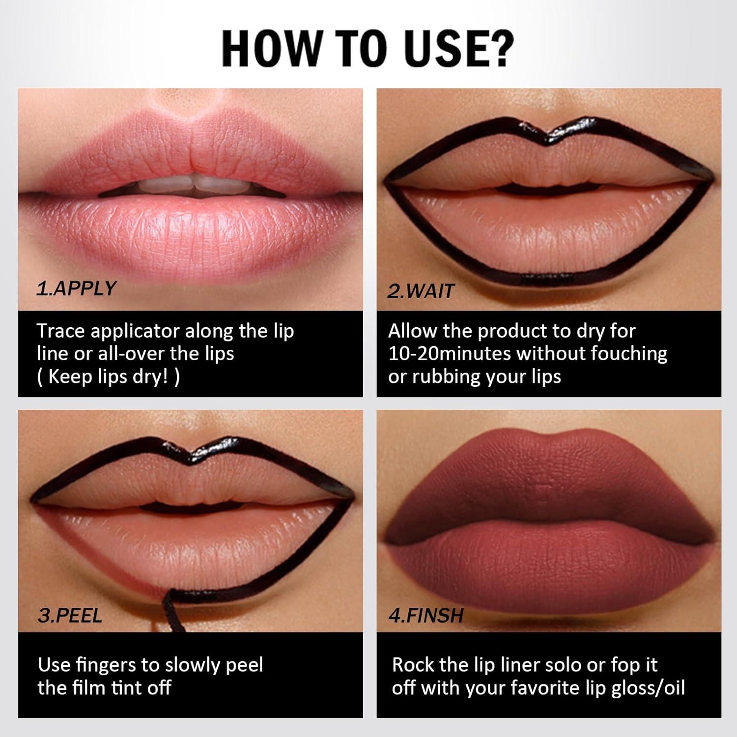 Delineador Labial Peel-Off O'CHEAL 02# Larga Duración 2.96ml