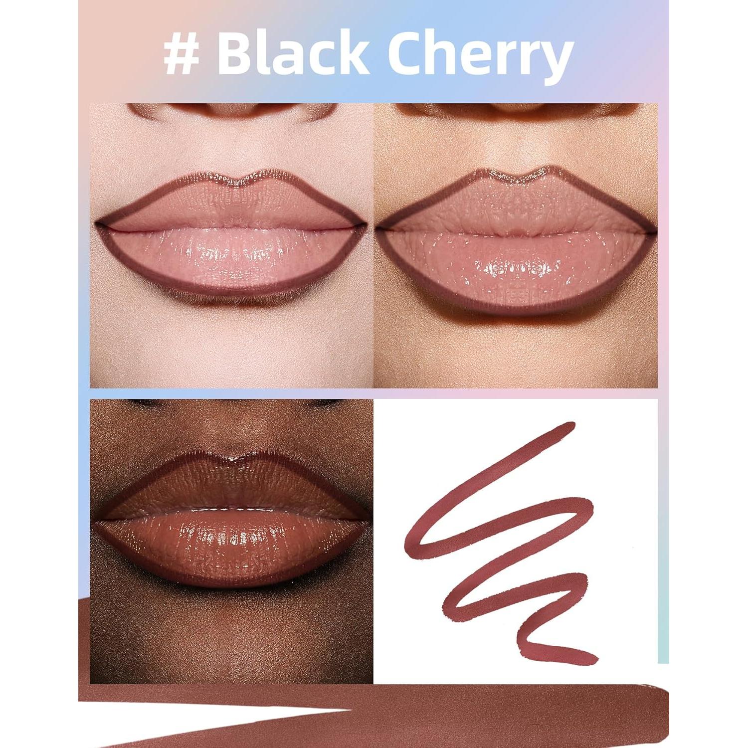 Tinte de Labios Peel Off KIMUSE Cereza Negra Larga Duración