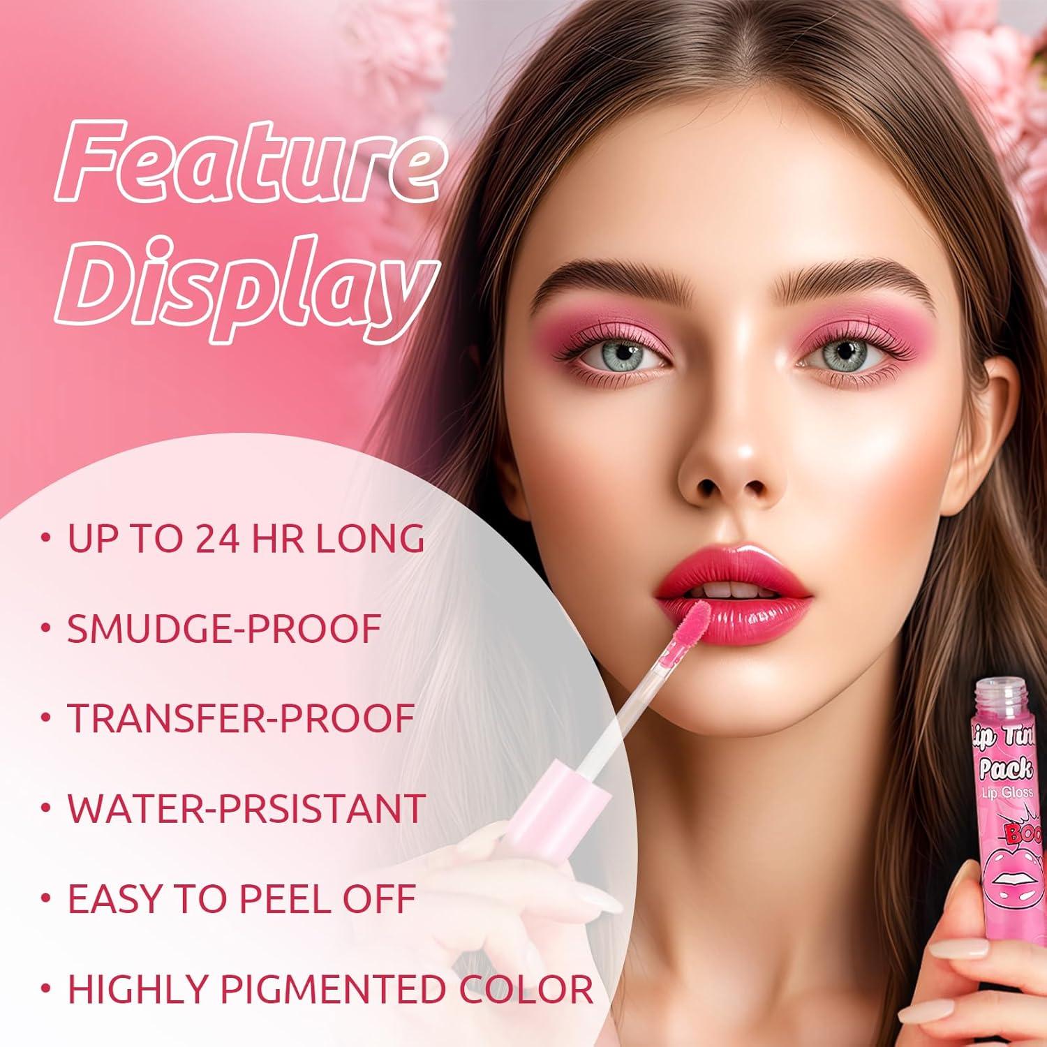 Set de Tinte de Labios Peel Off DAGEDA 6 Colores Mate