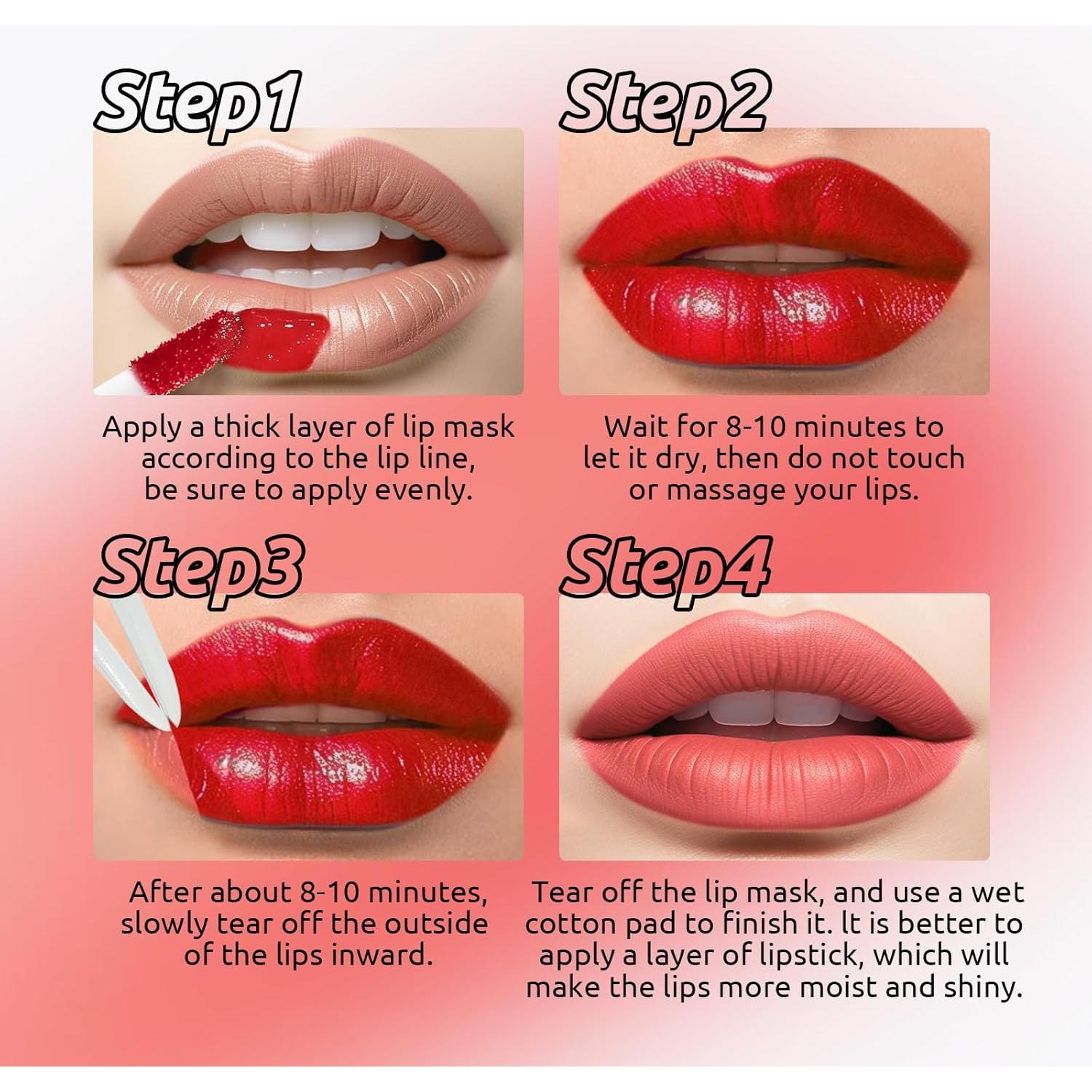 Set de Tinte de Labios Peel Off DAGEDA 6 Colores Mate