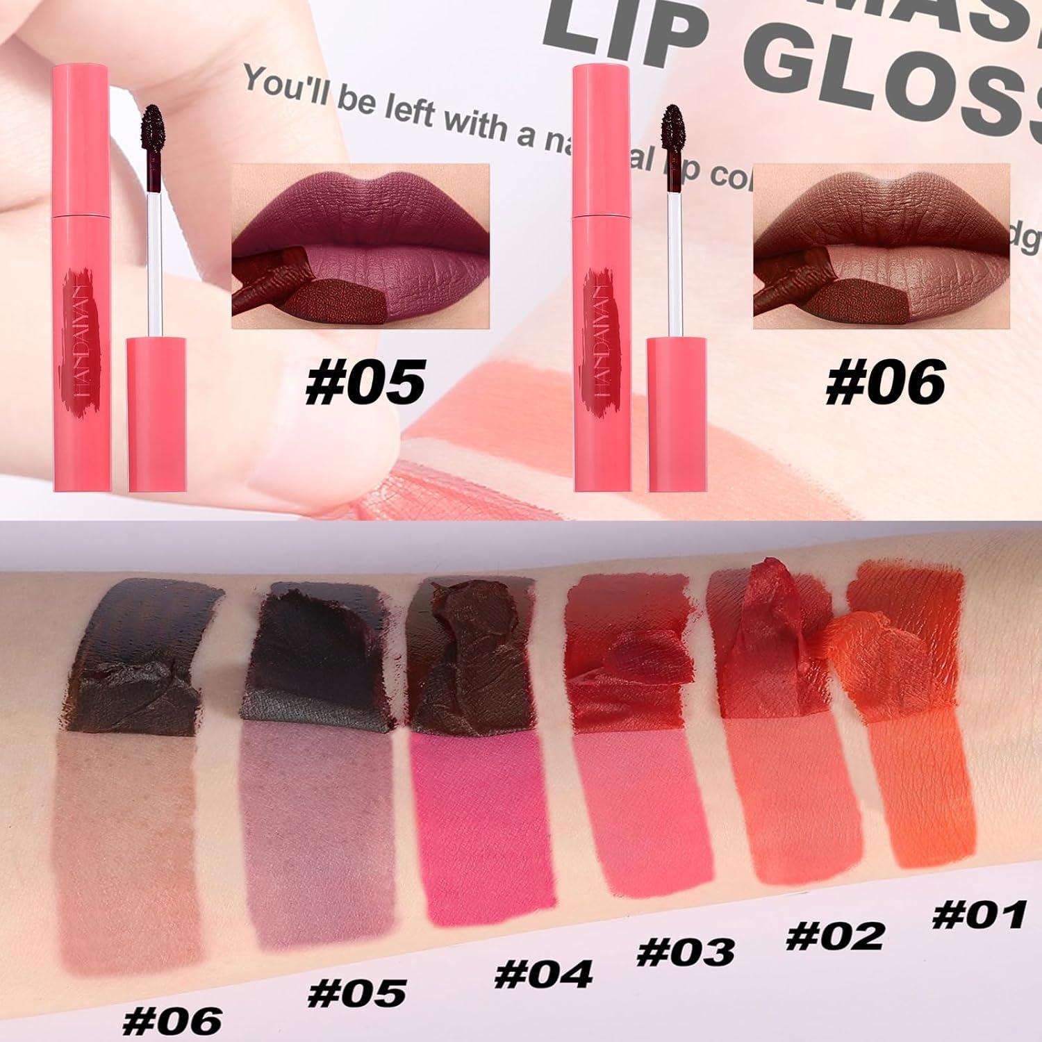 Delineador de Labios Peel Off Mrettick 6PCS Larga Duración