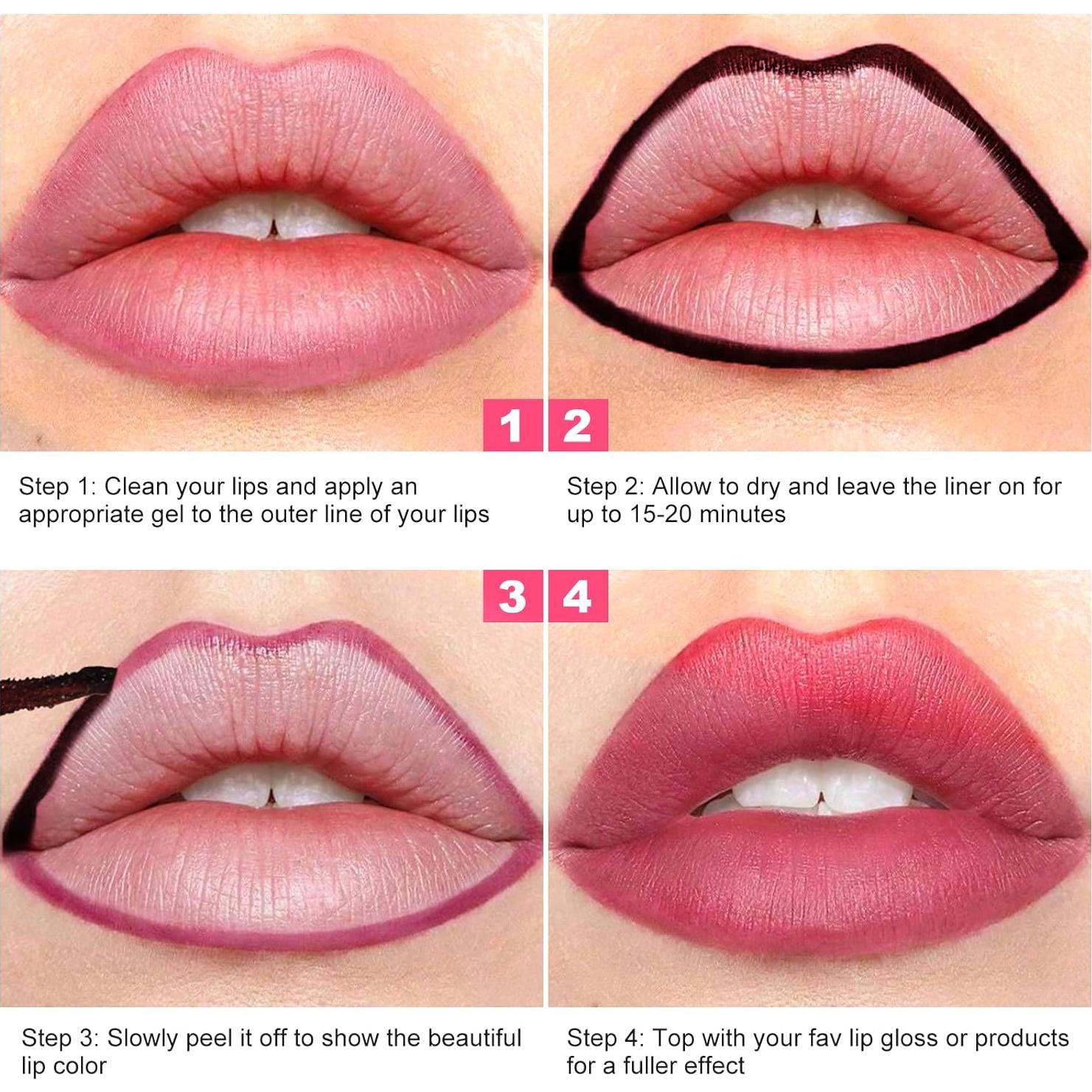 Delineador de Labios Peel Off Ursoulney Malva Hidratante 32g