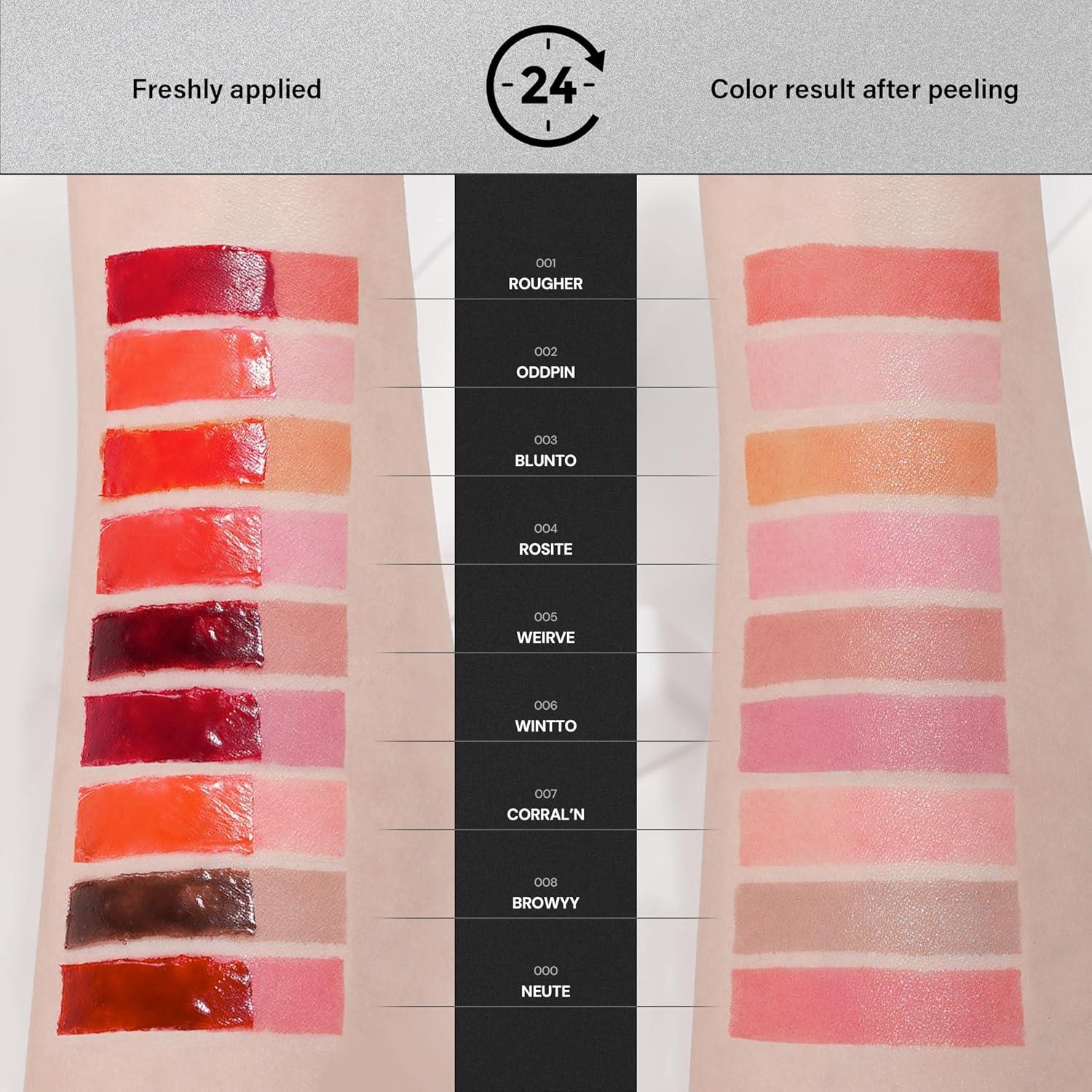 Conjunto de Labios Todo el Día Oiad - Tinte Peel-Off y Aceite Hidratante